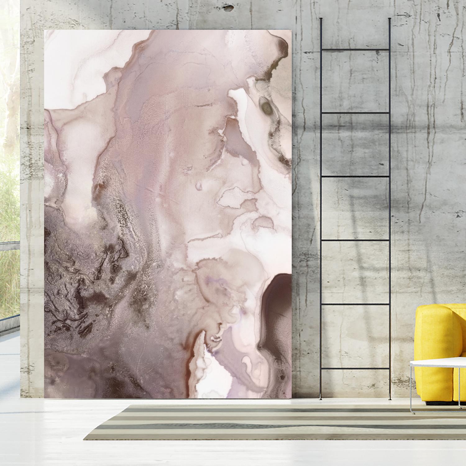 Mint Bubbles III Lavender Version by PI Studio on GIANT ART - white abstract