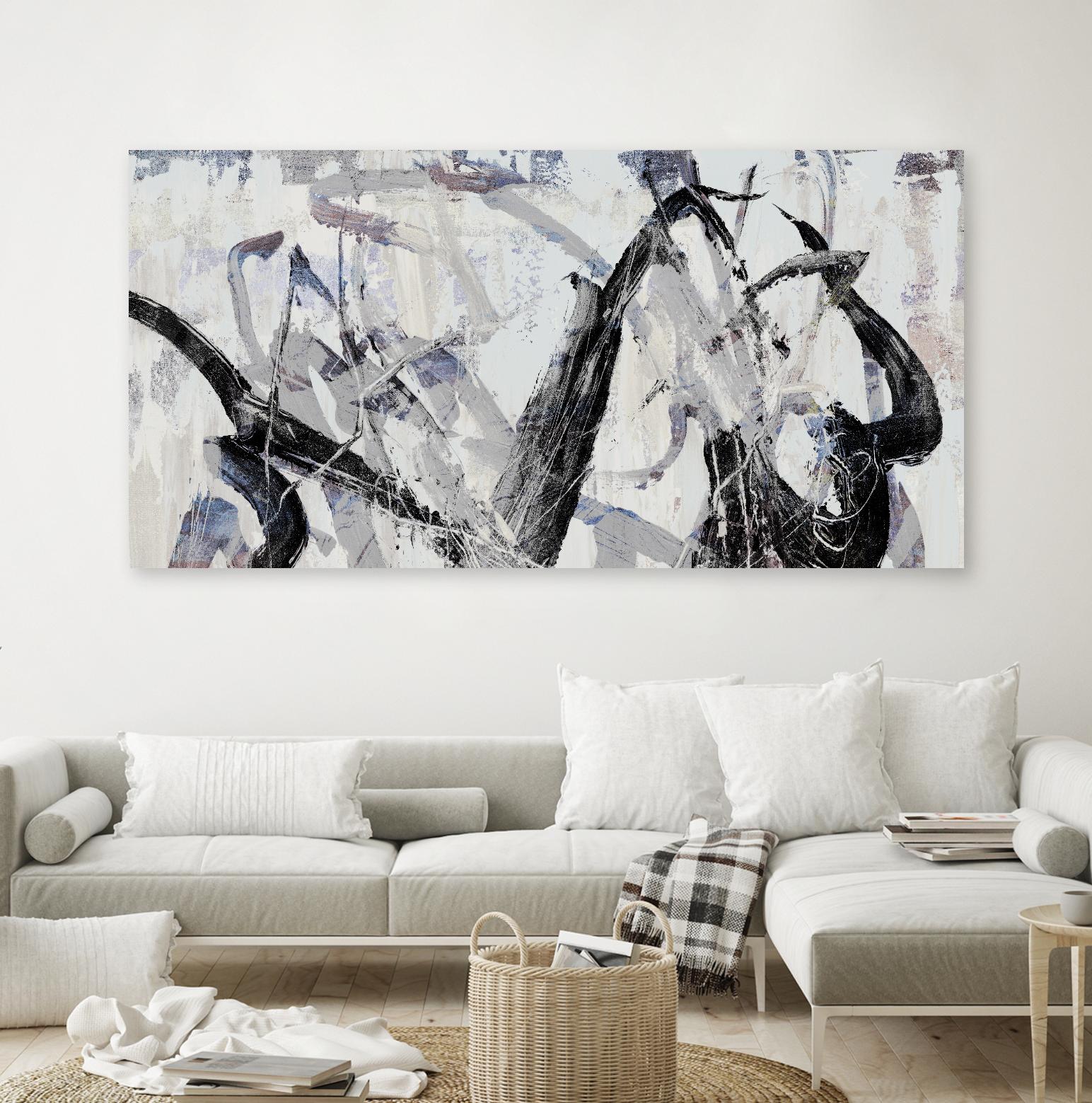 Gestural II by PI Studio on GIANT ART - black abstract