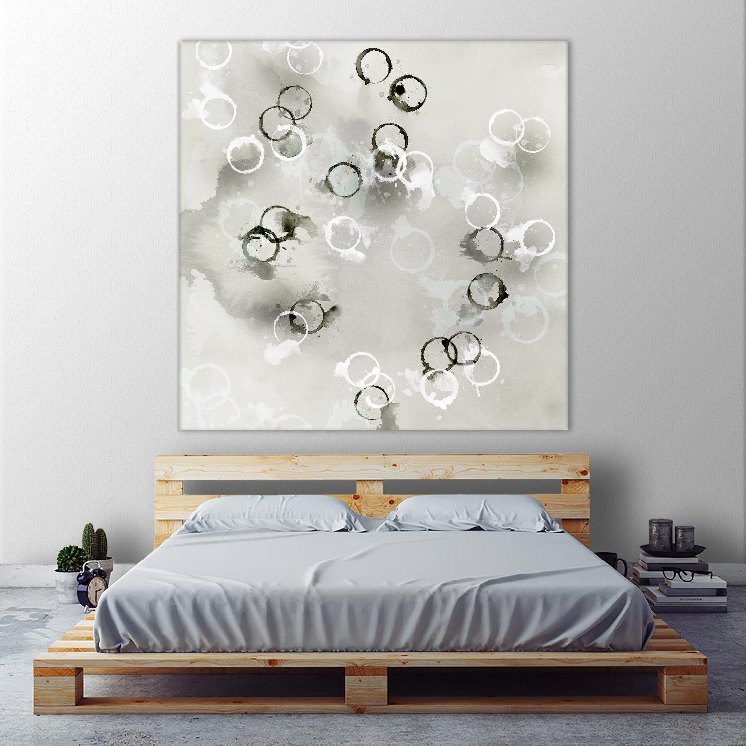 Stains I by PI Studio on GIANT ART - white abstract