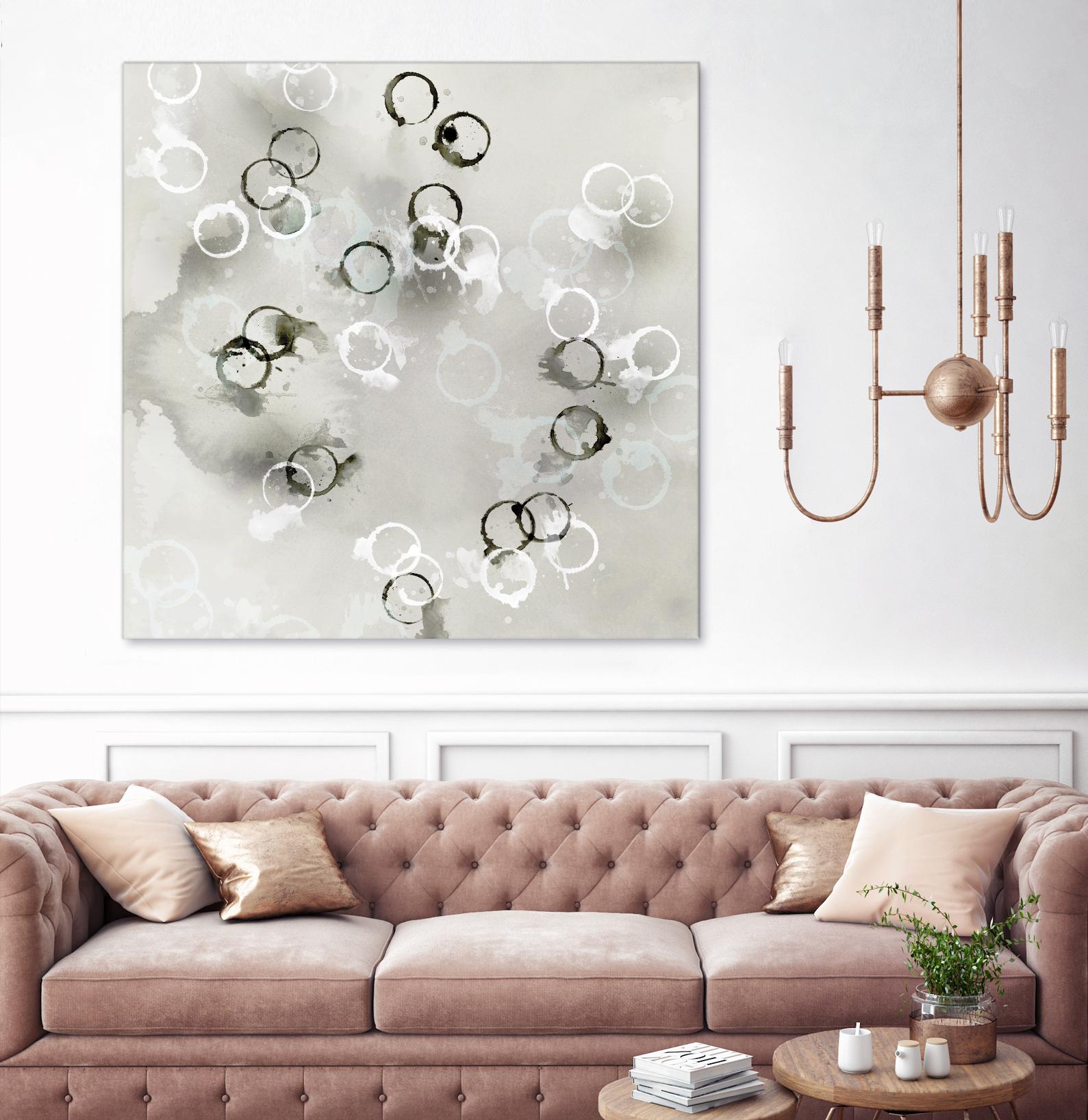 Stains I by PI Studio on GIANT ART - white abstract