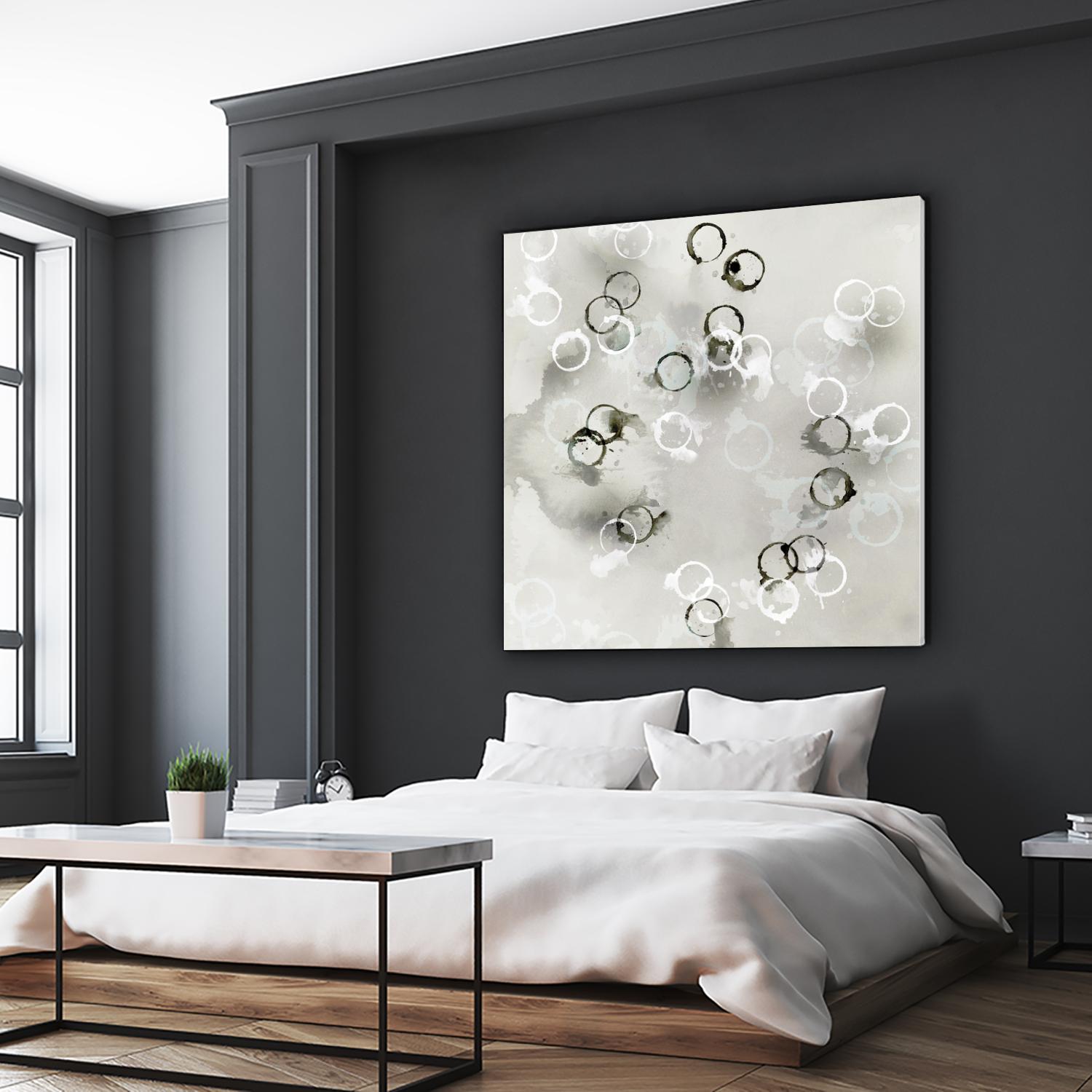 Stains I by PI Studio on GIANT ART - white abstract