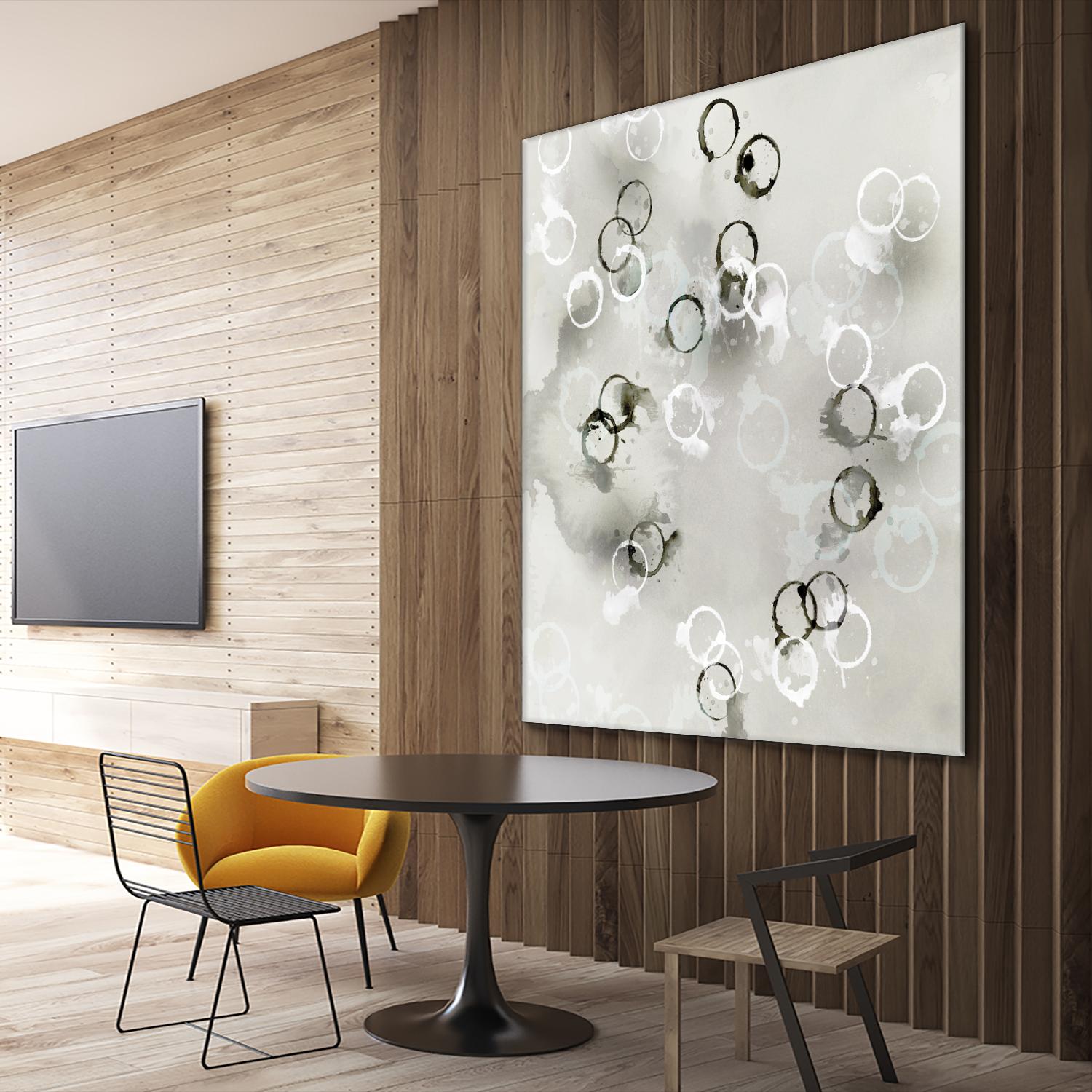 Stains I by PI Studio on GIANT ART - white abstract