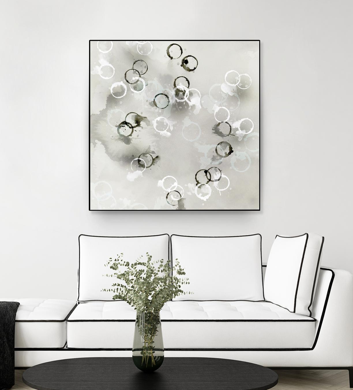 Stains I by PI Studio on GIANT ART - white abstract