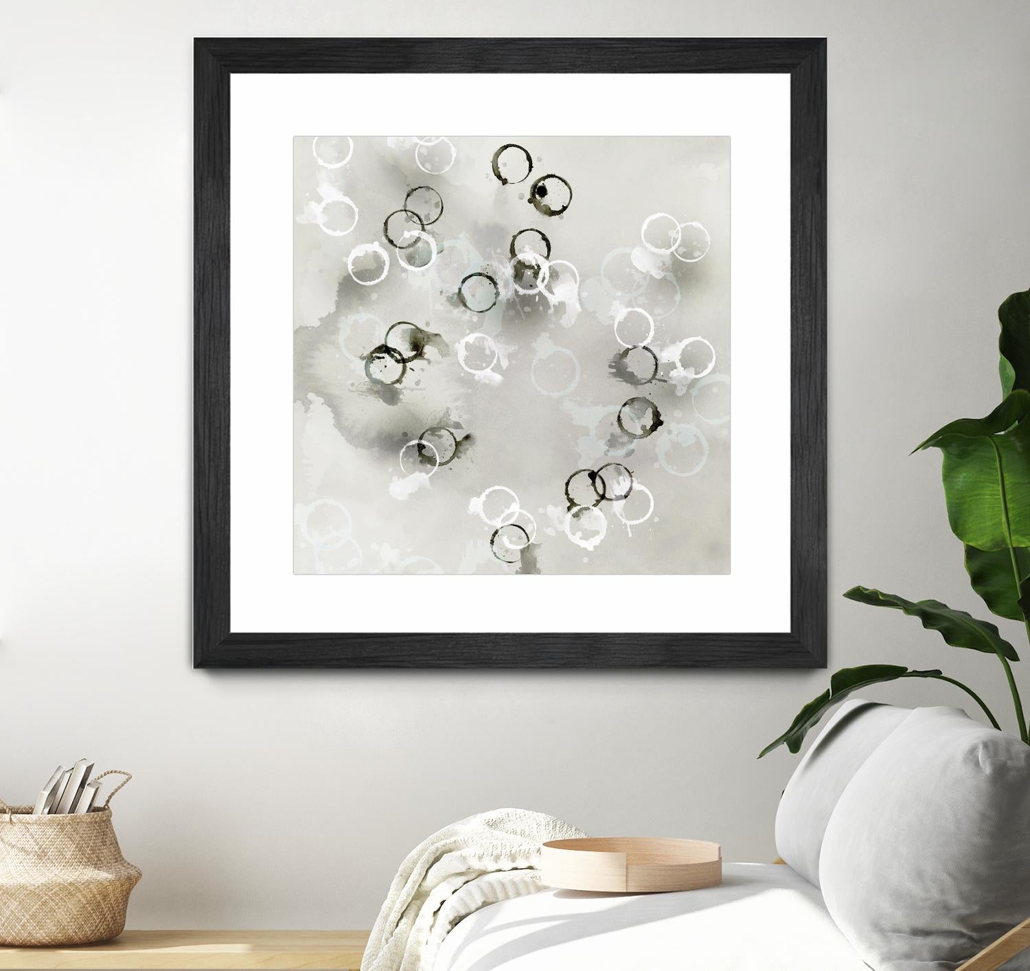 Stains I by PI Studio on GIANT ART - white abstract