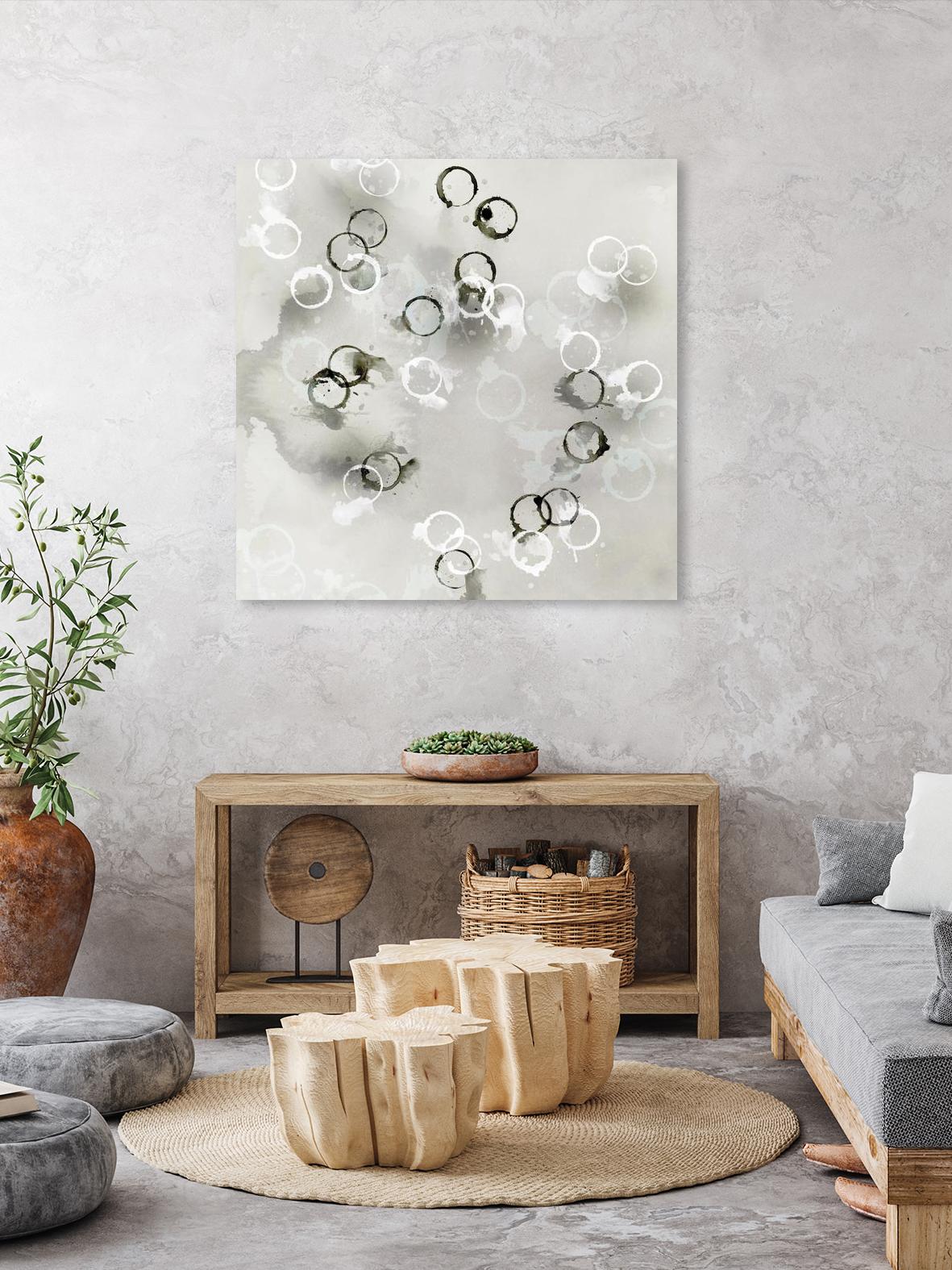 Stains I by PI Studio on GIANT ART - white abstract