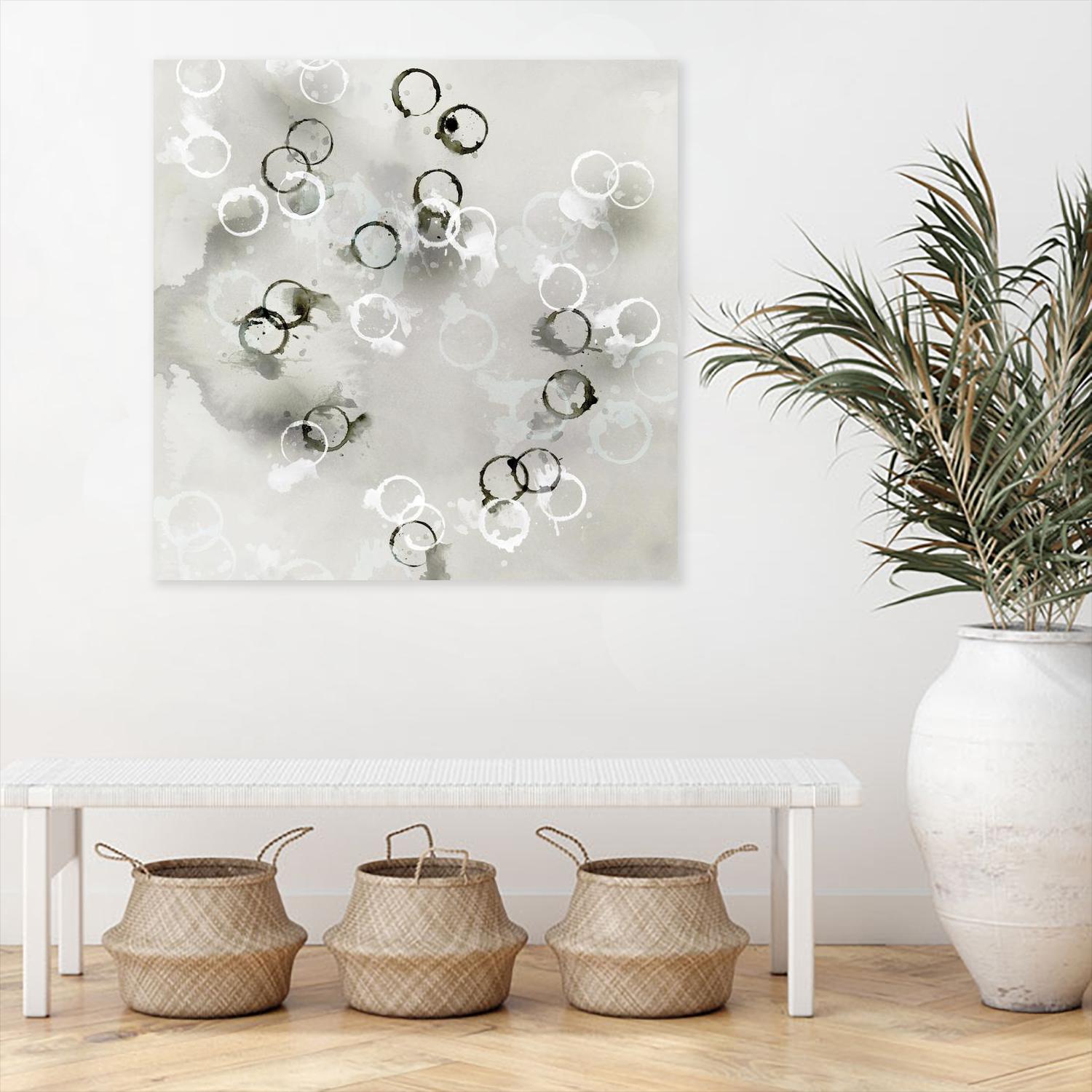 Stains I by PI Studio on GIANT ART - white abstract