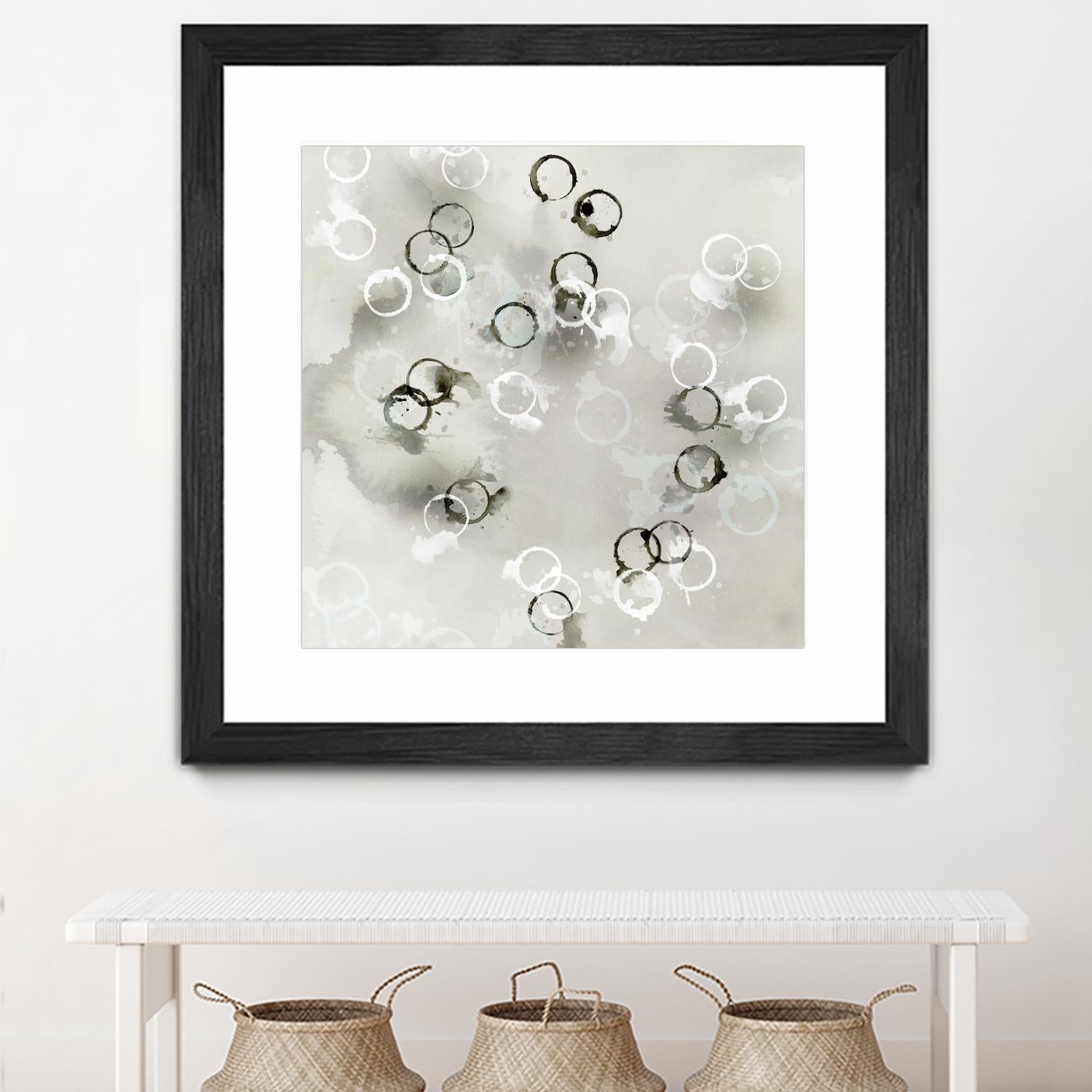 Stains I by PI Studio on GIANT ART - white abstract