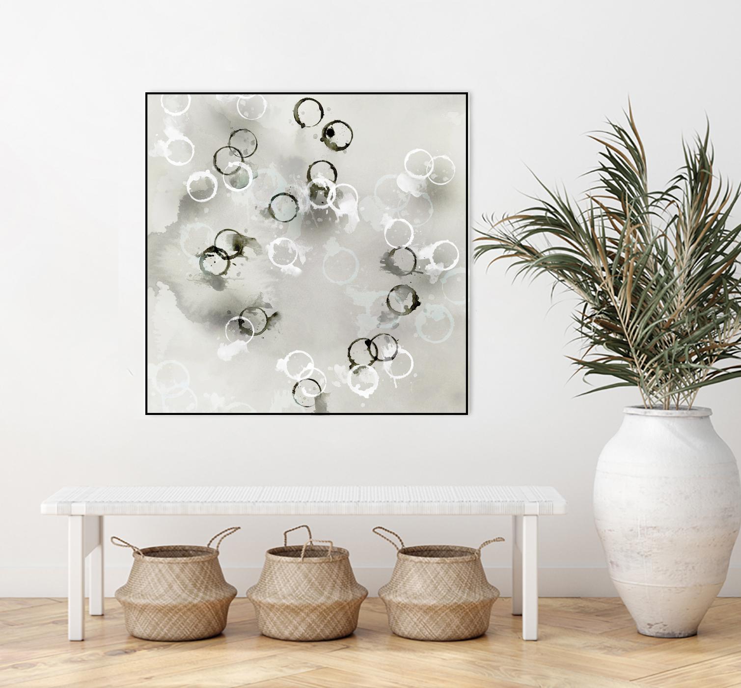 Stains I by PI Studio on GIANT ART - white abstract