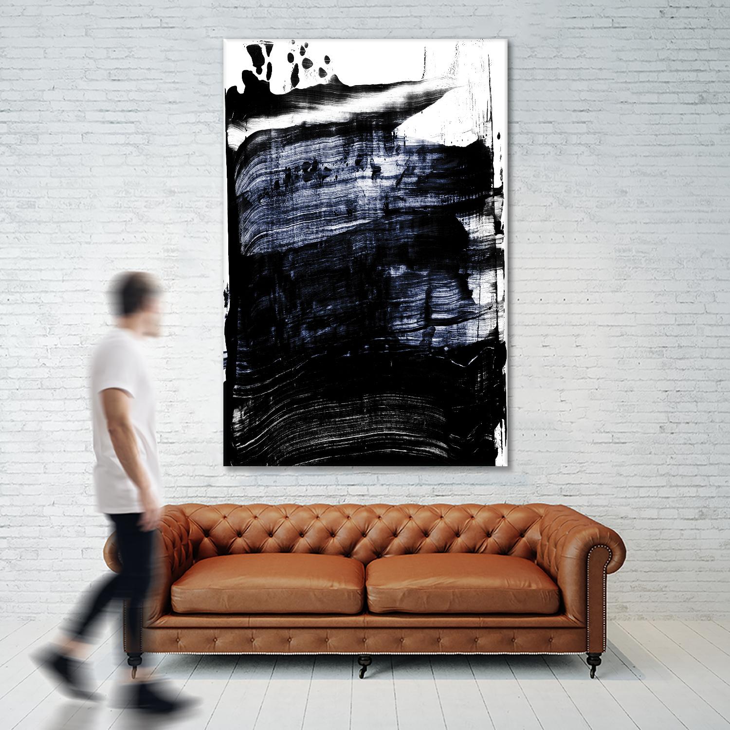 Squeegee II by PI Studio on GIANT ART - white abstract