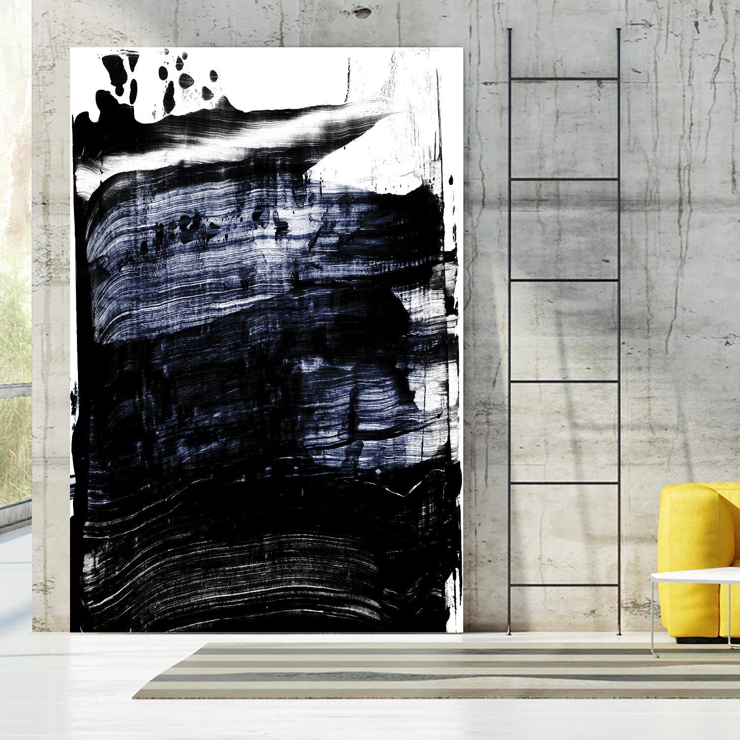 Squeegee II by PI Studio on GIANT ART - white abstract