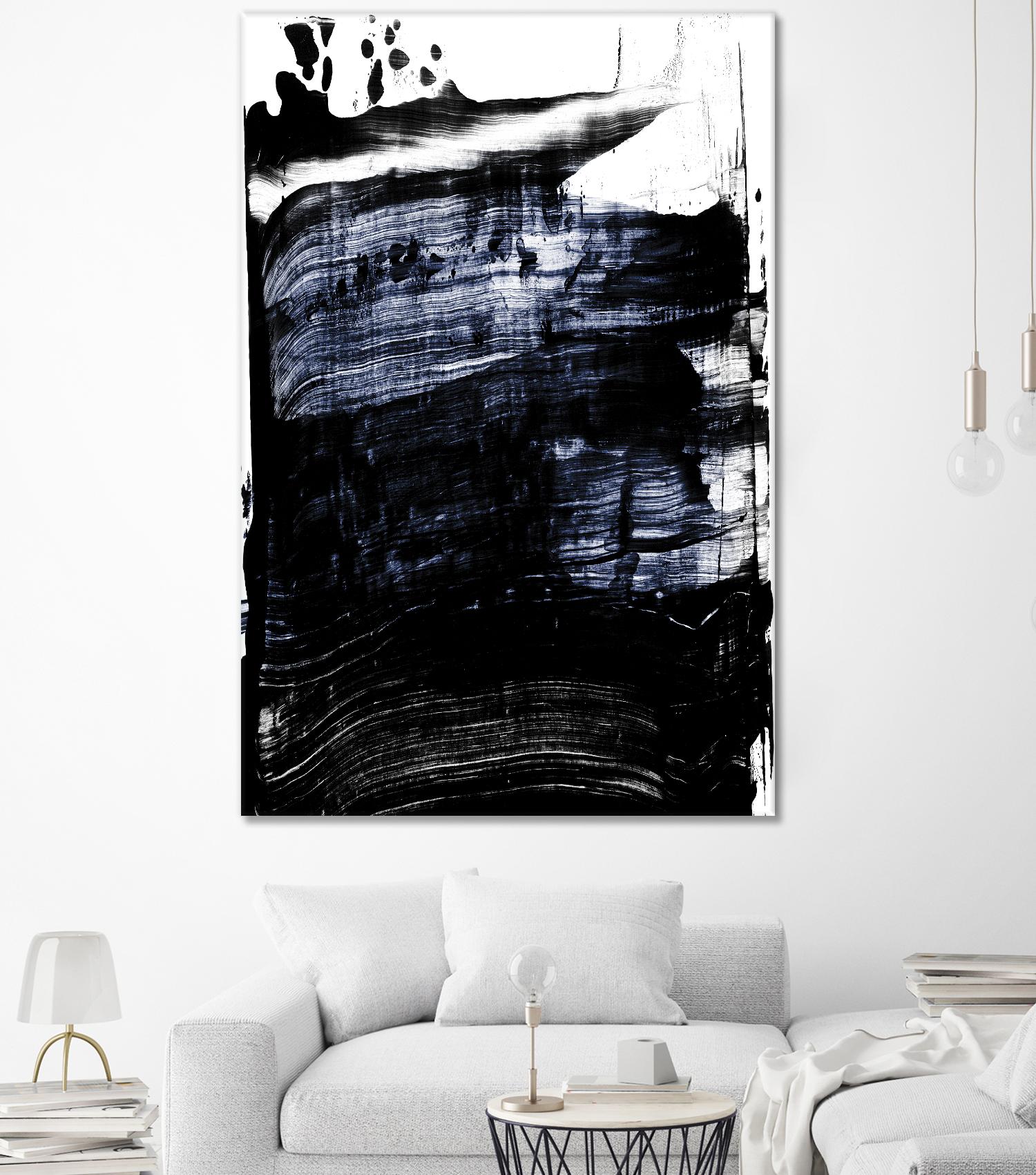 Squeegee II by PI Studio on GIANT ART - white abstract