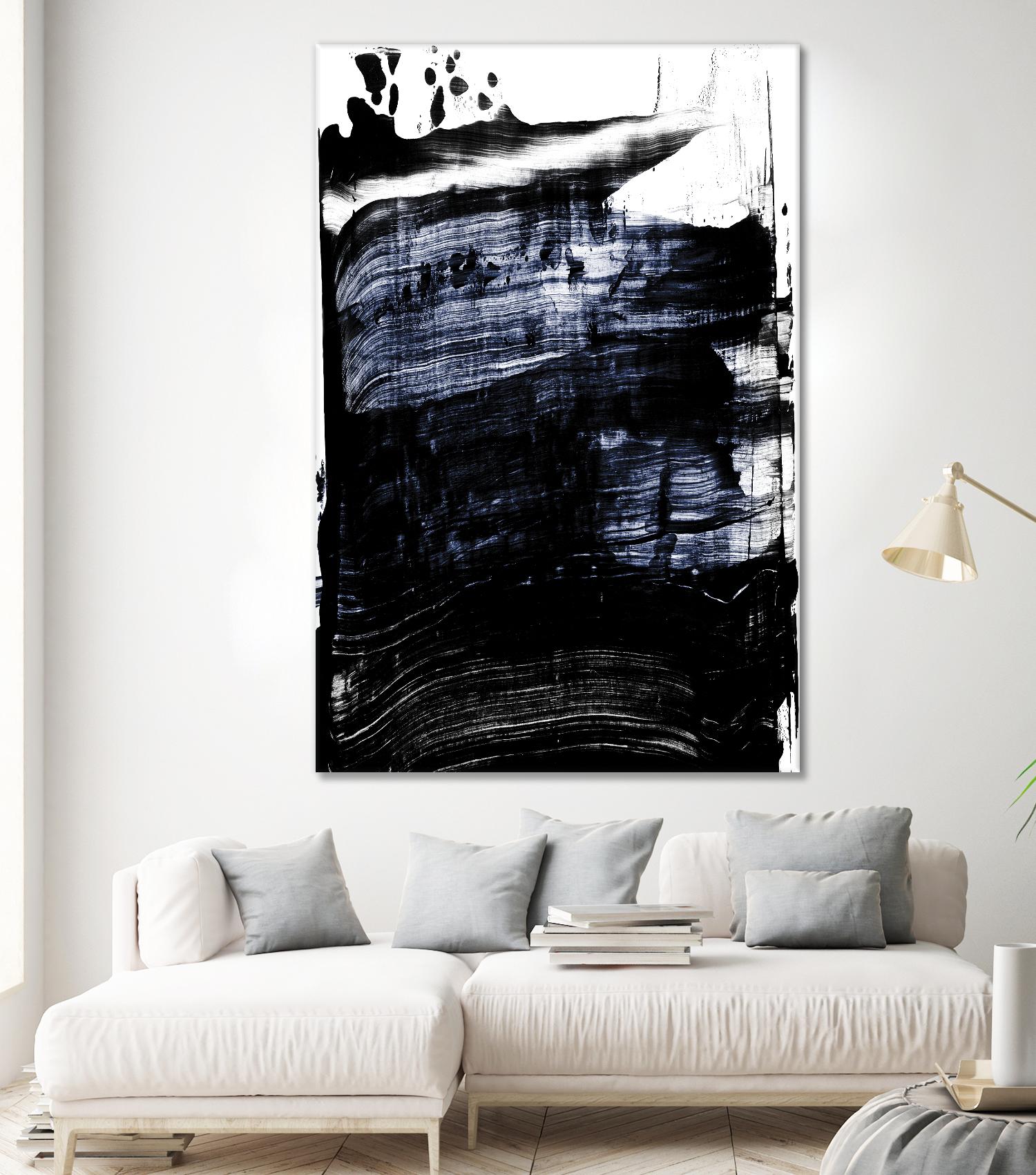 Squeegee II by PI Studio on GIANT ART - white abstract