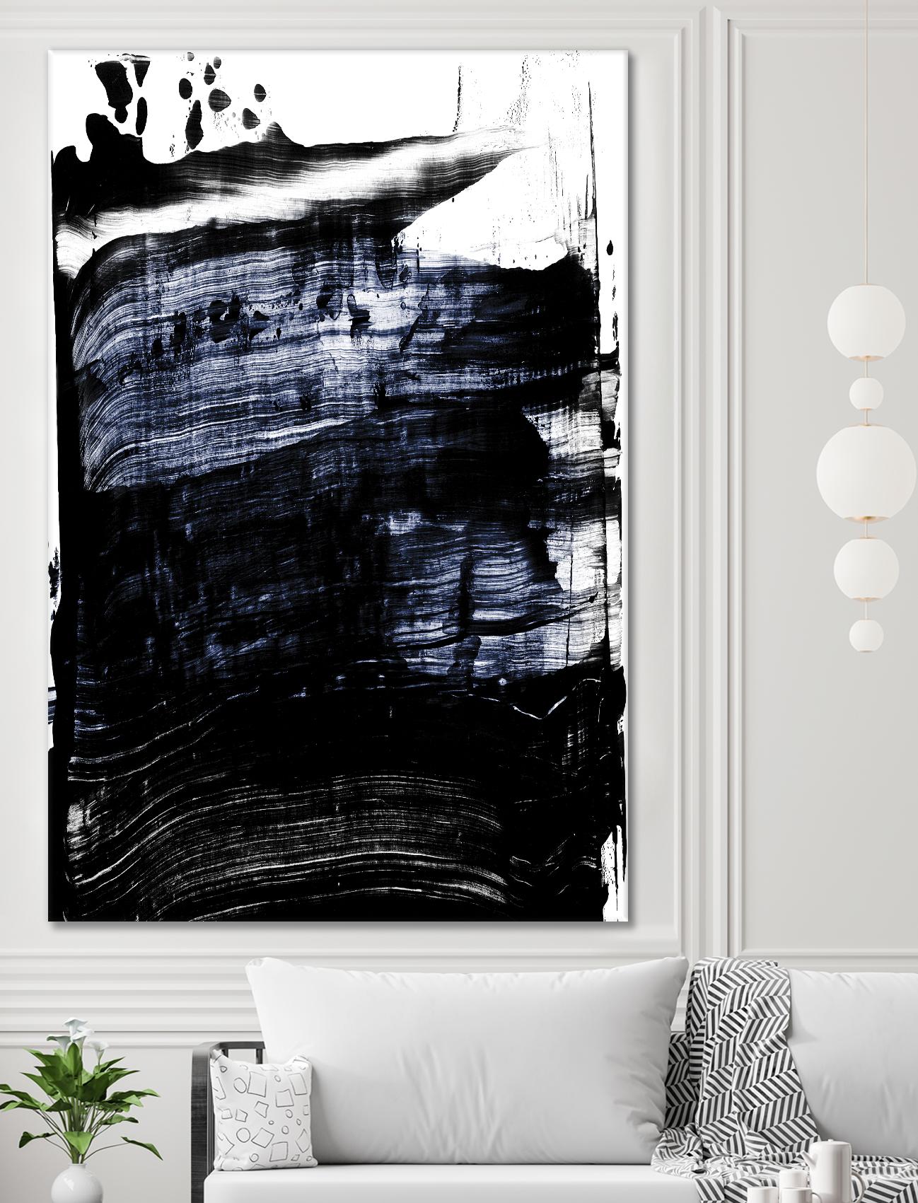 Squeegee II by PI Studio on GIANT ART - white abstract