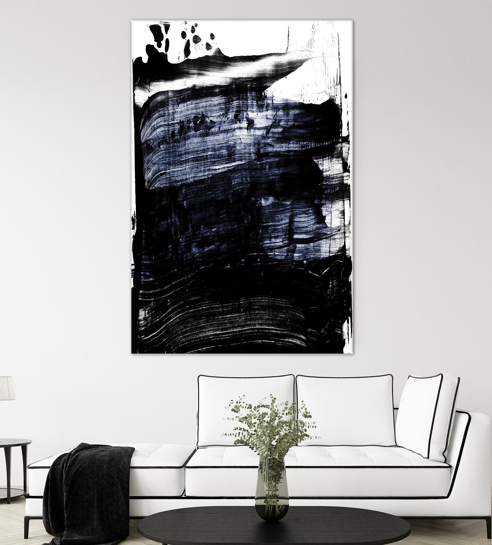 Squeegee II by PI Studio on GIANT ART - white abstract