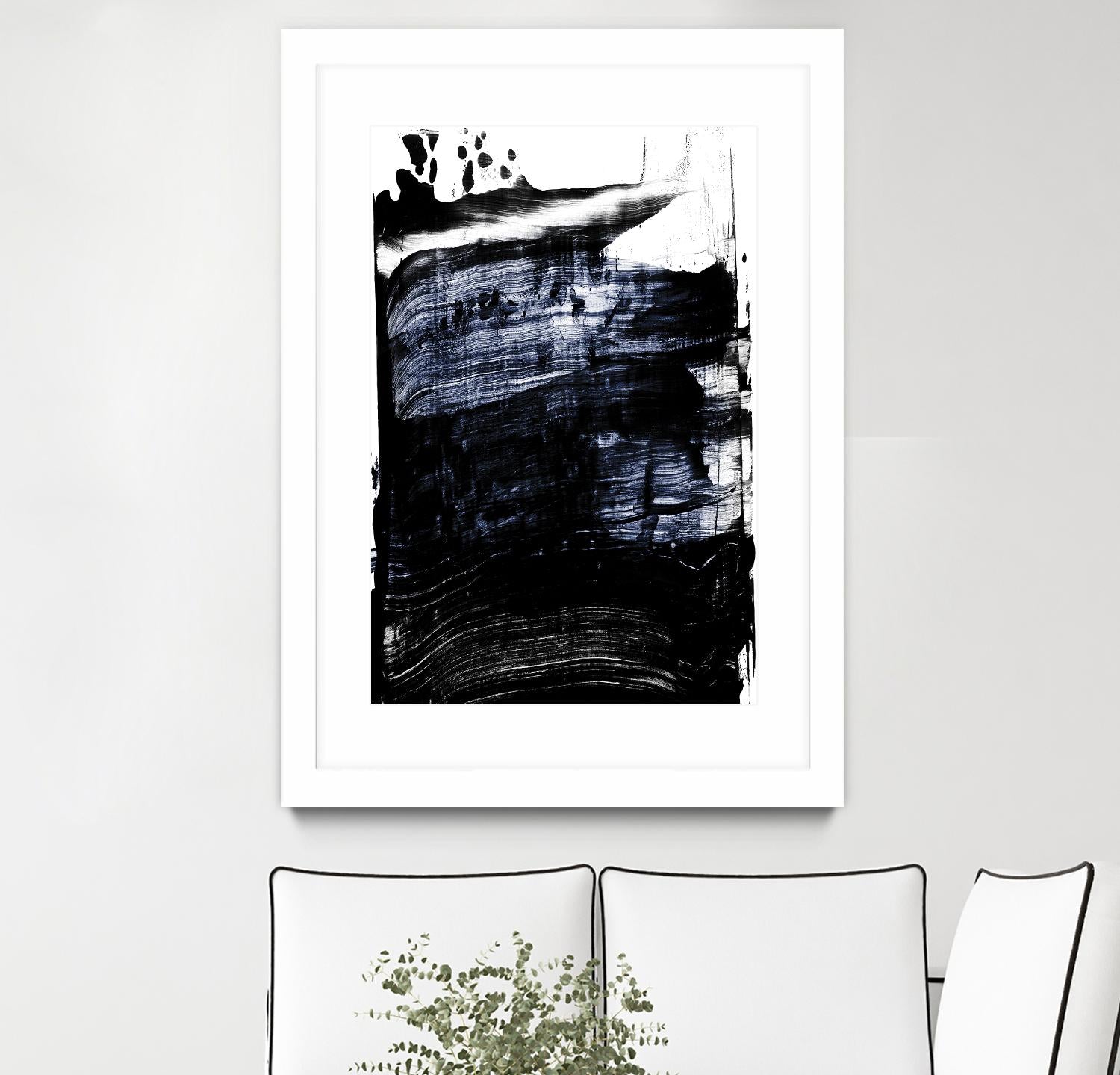 Squeegee II by PI Studio on GIANT ART - white abstract