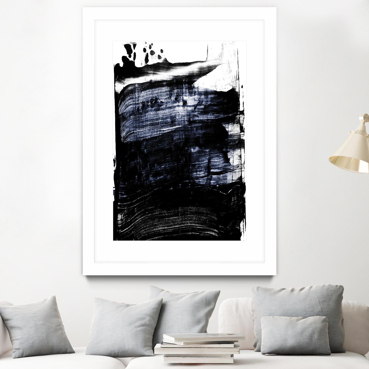 Squeegee II by PI Studio on GIANT ART - white abstract