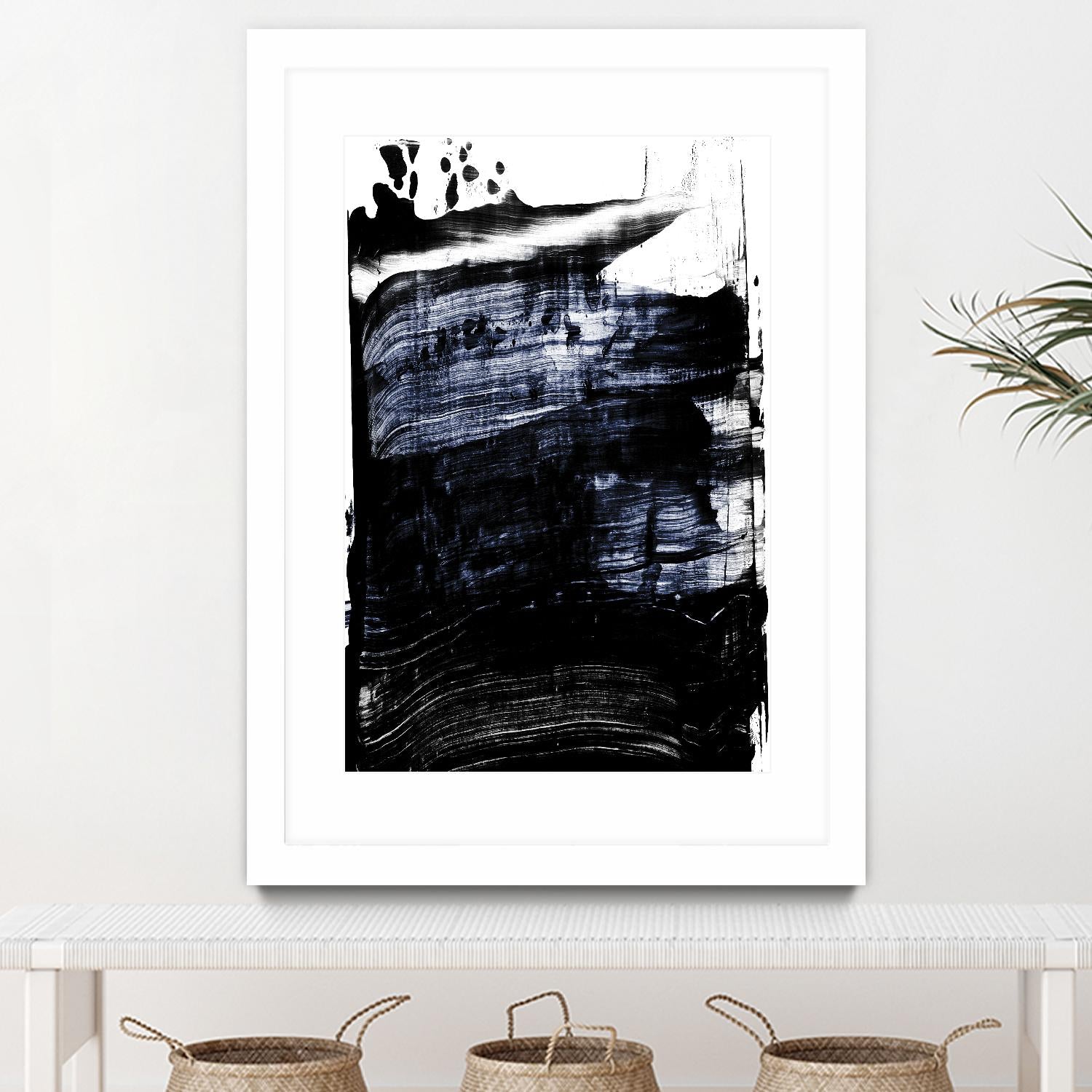 Squeegee II by PI Studio on GIANT ART - white abstract