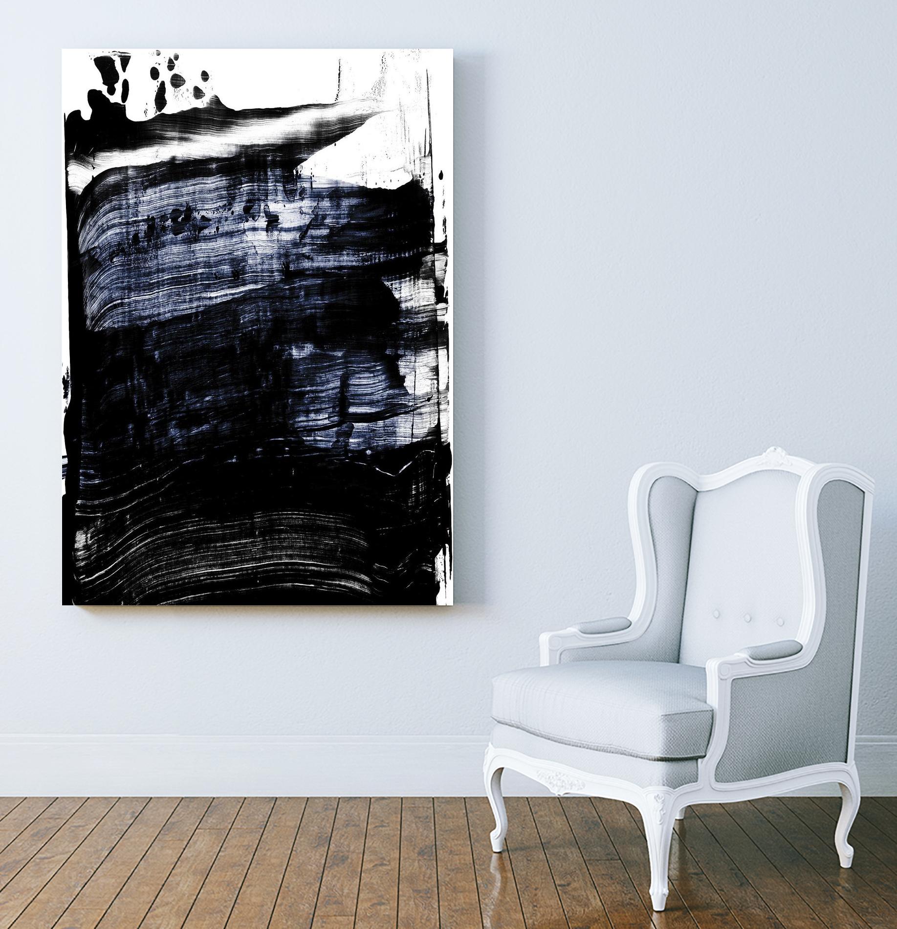 Squeegee II by PI Studio on GIANT ART - white abstract