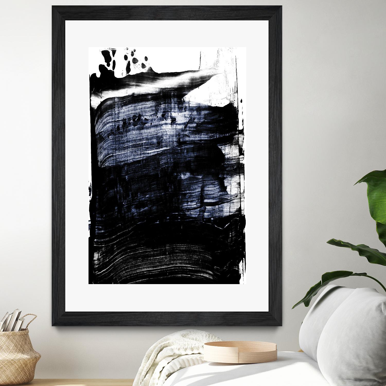 Squeegee II by PI Studio on GIANT ART - white abstract