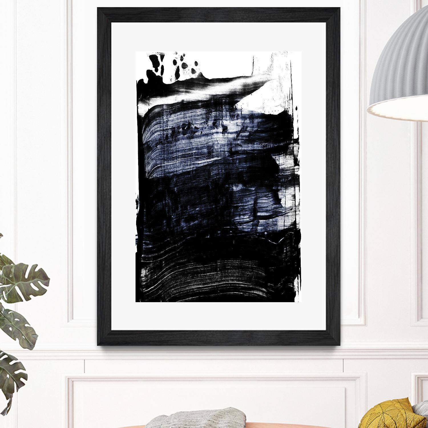 Squeegee II by PI Studio on GIANT ART - white abstract