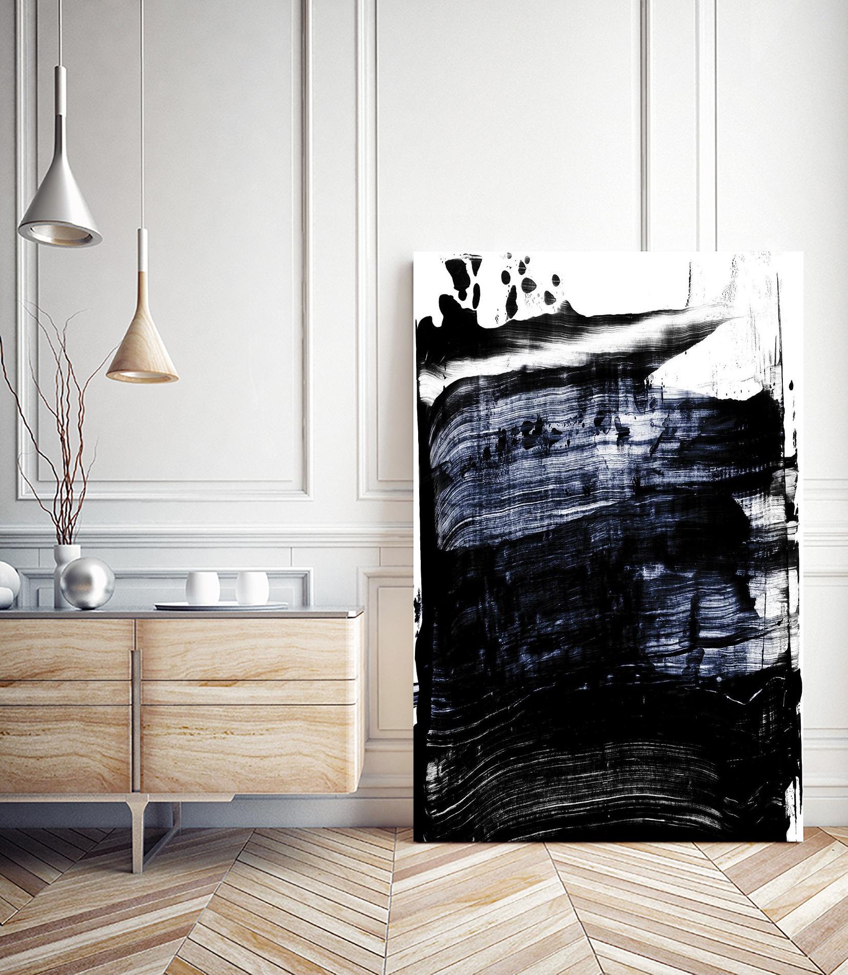 Squeegee II by PI Studio on GIANT ART - white abstract