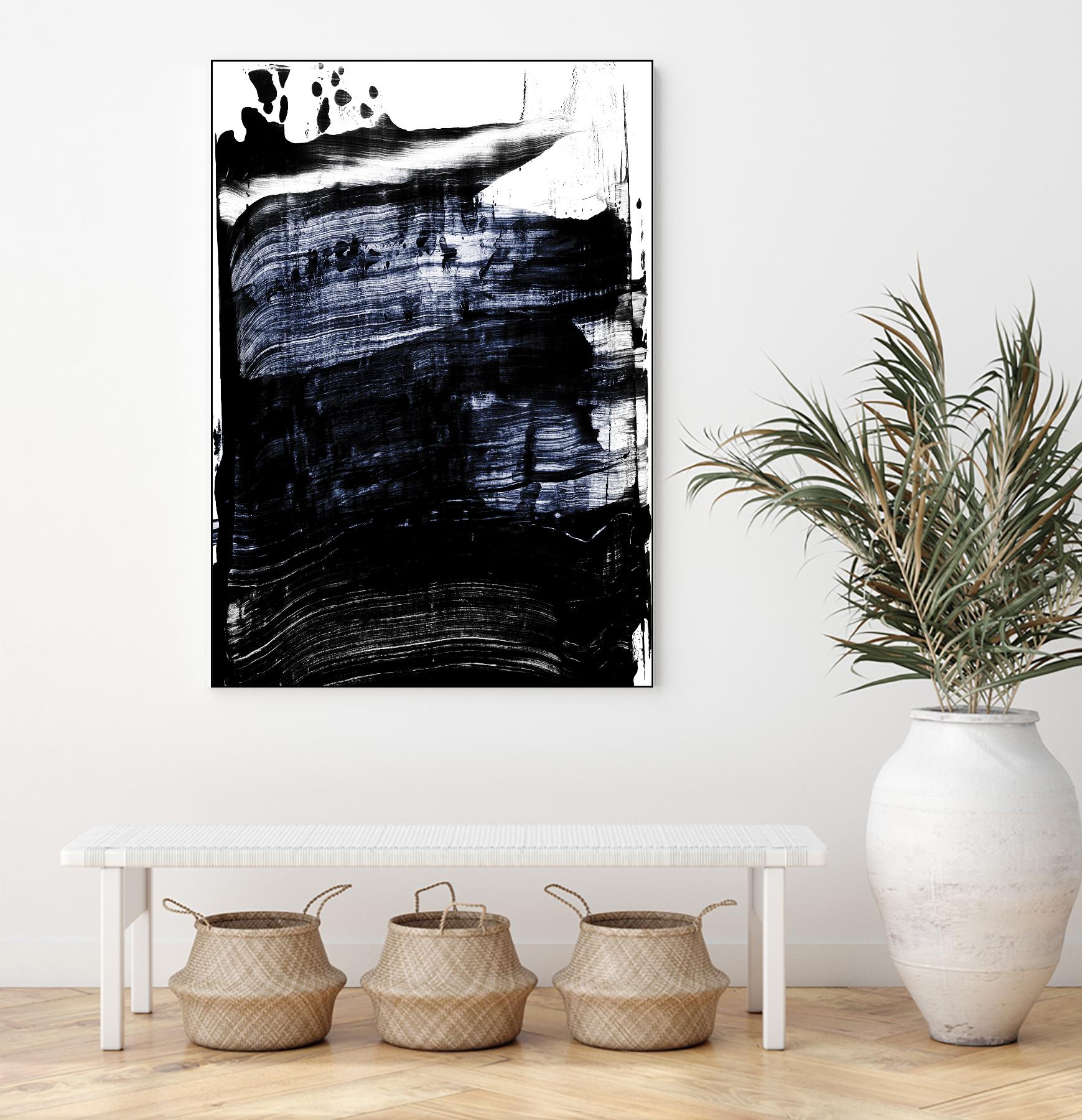 Squeegee II by PI Studio on GIANT ART - white abstract