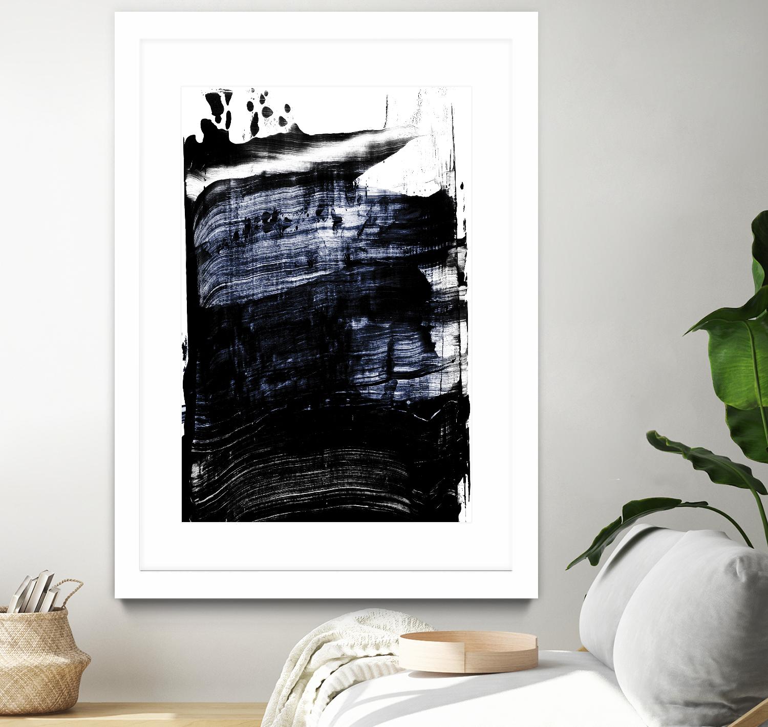 Squeegee II by PI Studio on GIANT ART - white abstract