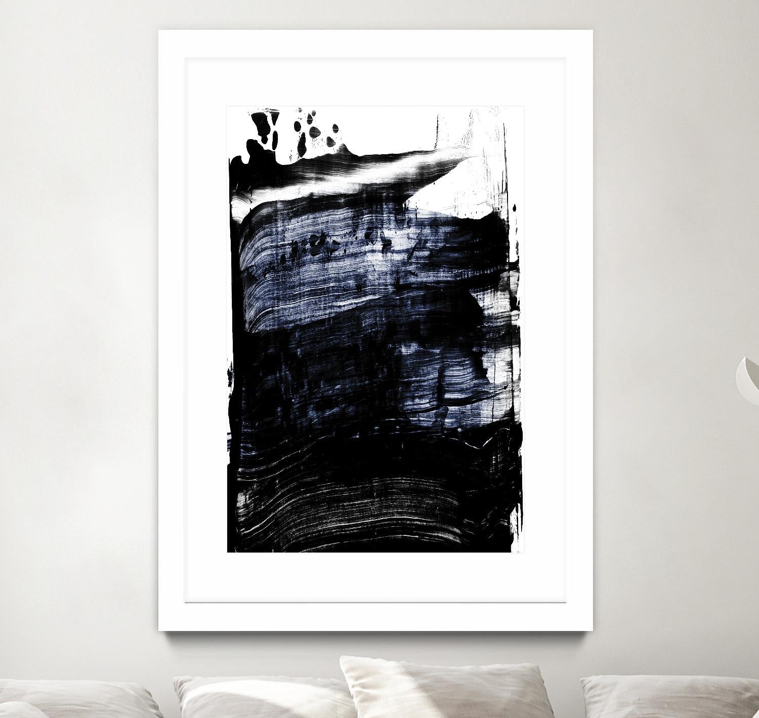 Squeegee II by PI Studio on GIANT ART - white abstract