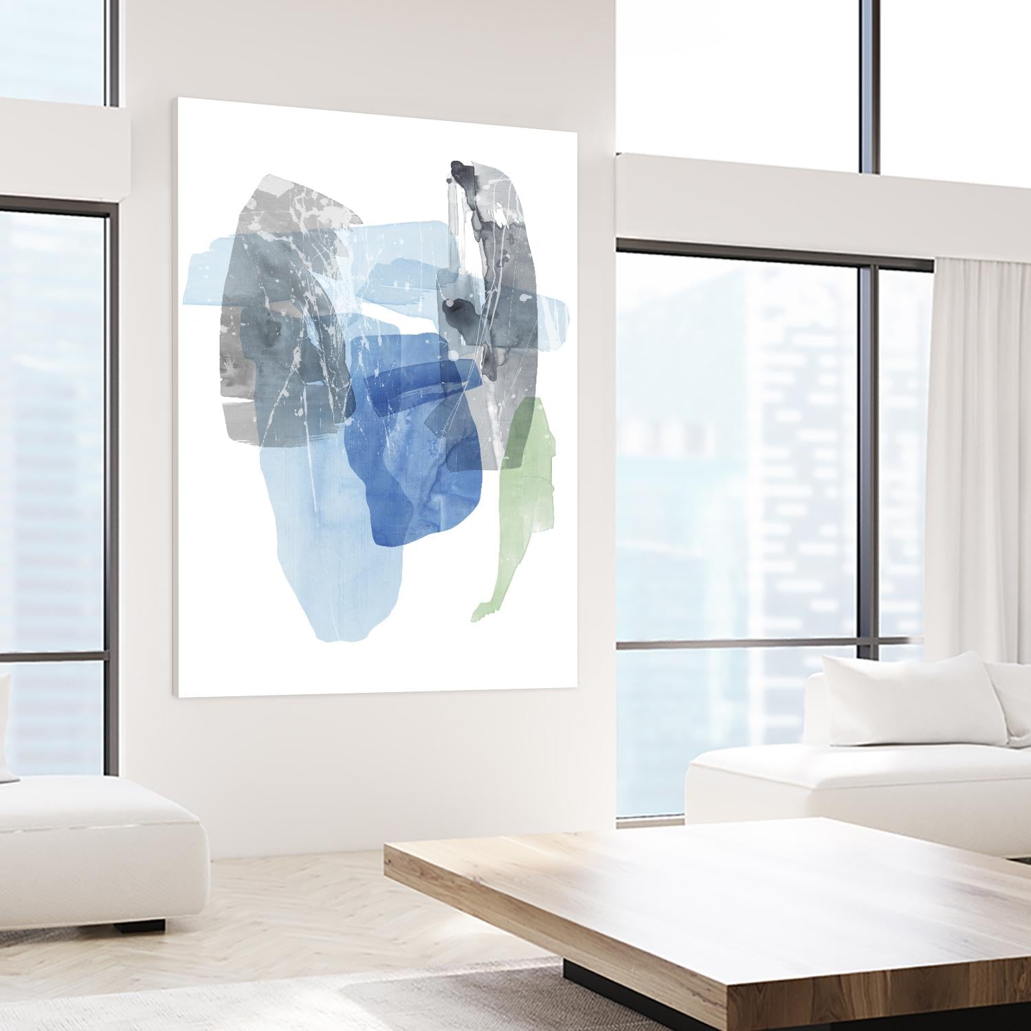 Sky Composition I by PI Studio on GIANT ART - blue abstract