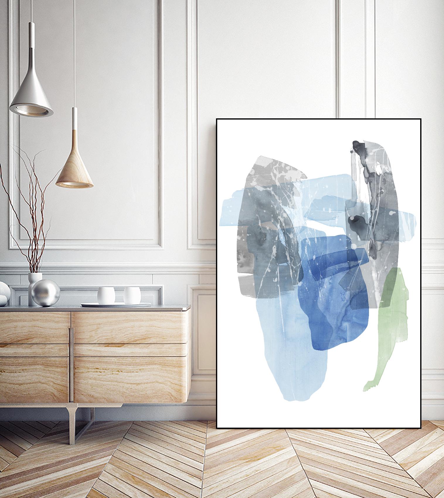 Sky Composition I by PI Studio on GIANT ART - blue abstract