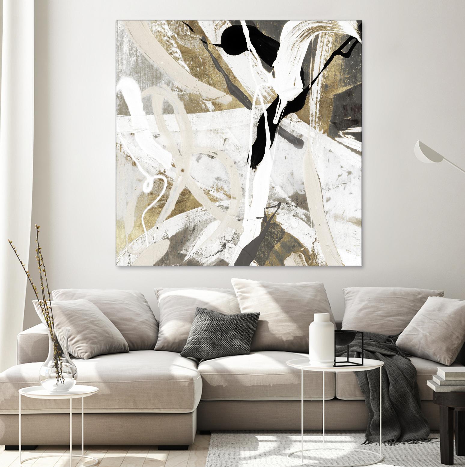 Tangled IV by PI Studio on GIANT ART - gold abstract
