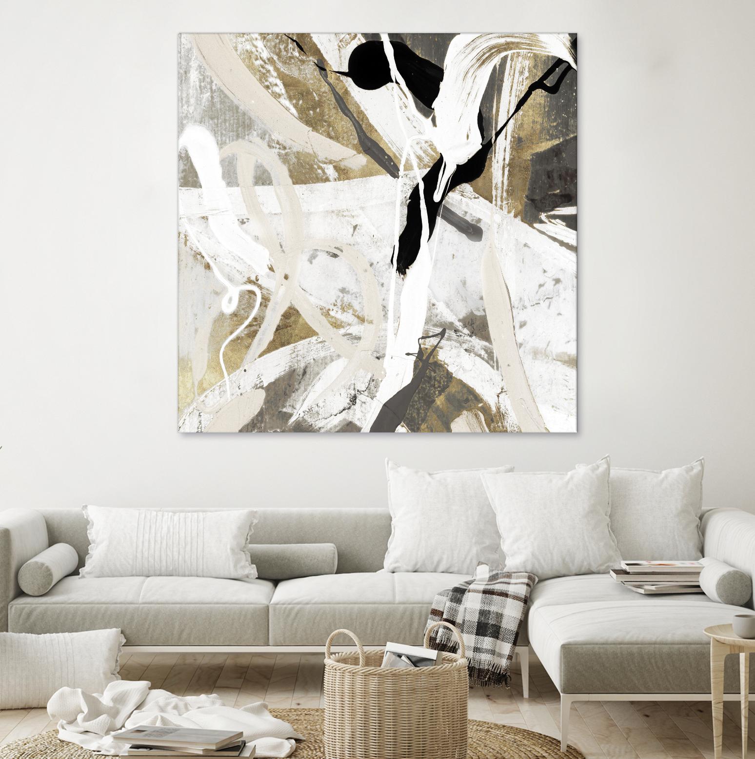 Tangled IV by PI Studio on GIANT ART - gold abstract