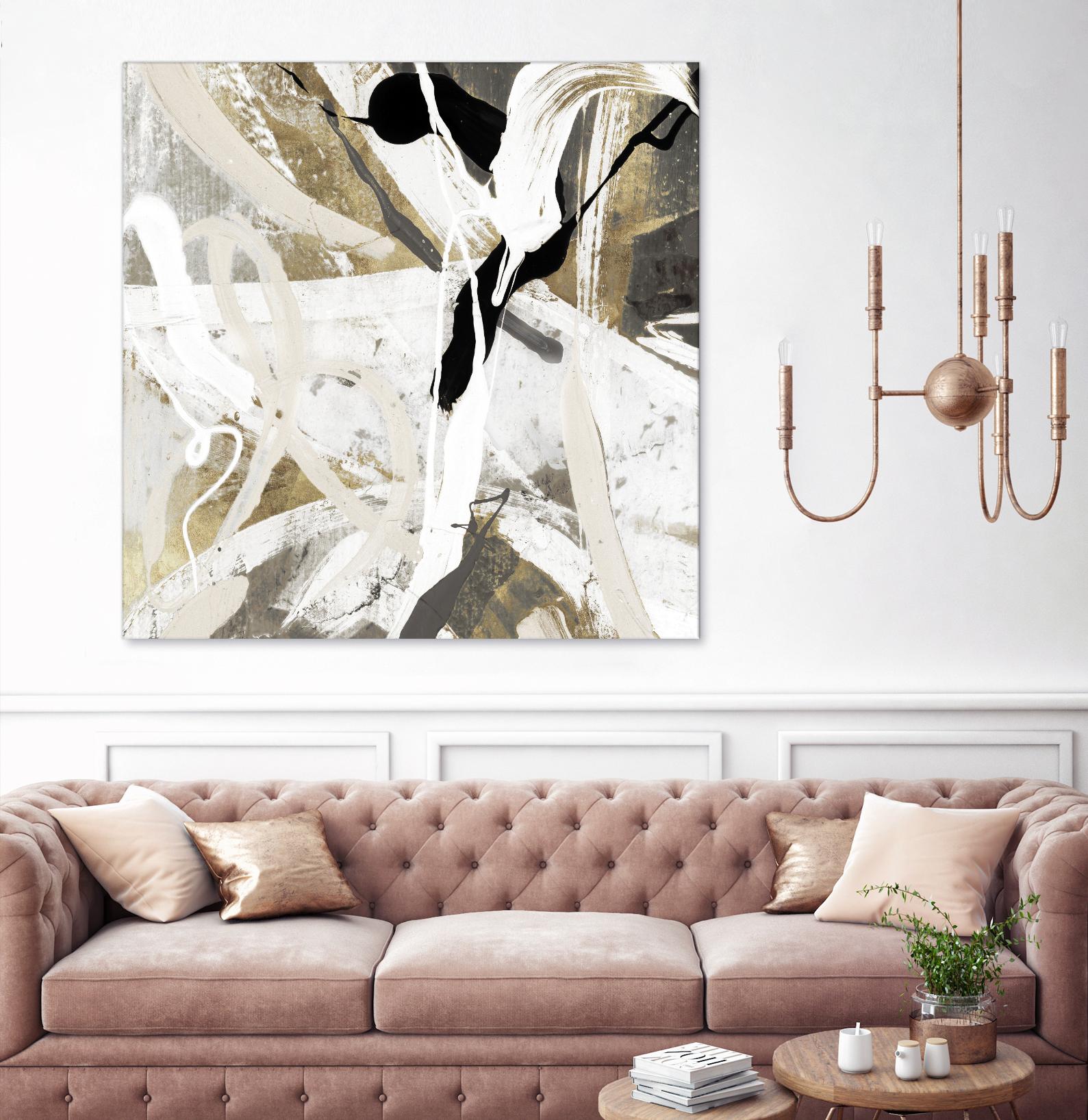 Tangled IV by PI Studio on GIANT ART - gold abstract