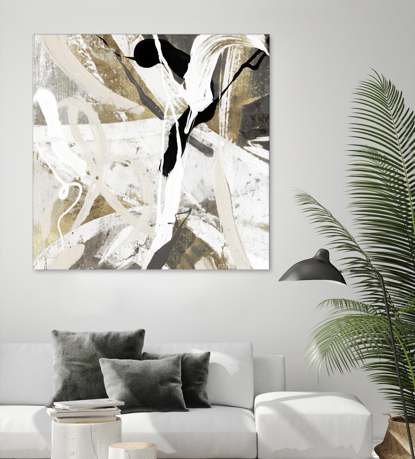 Tangled IV by PI Studio on GIANT ART - gold abstract