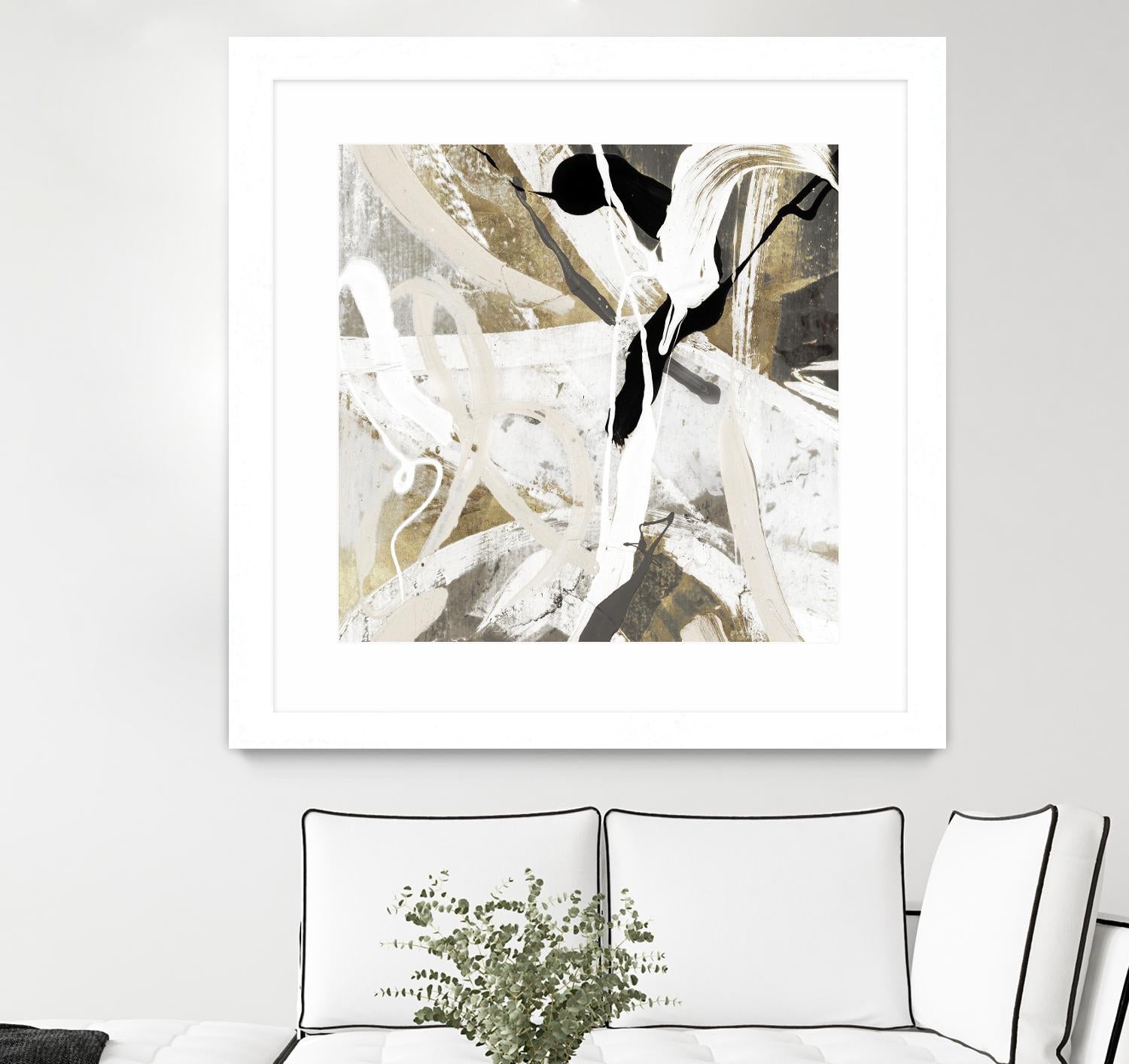 Tangled IV by PI Studio on GIANT ART - gold abstract