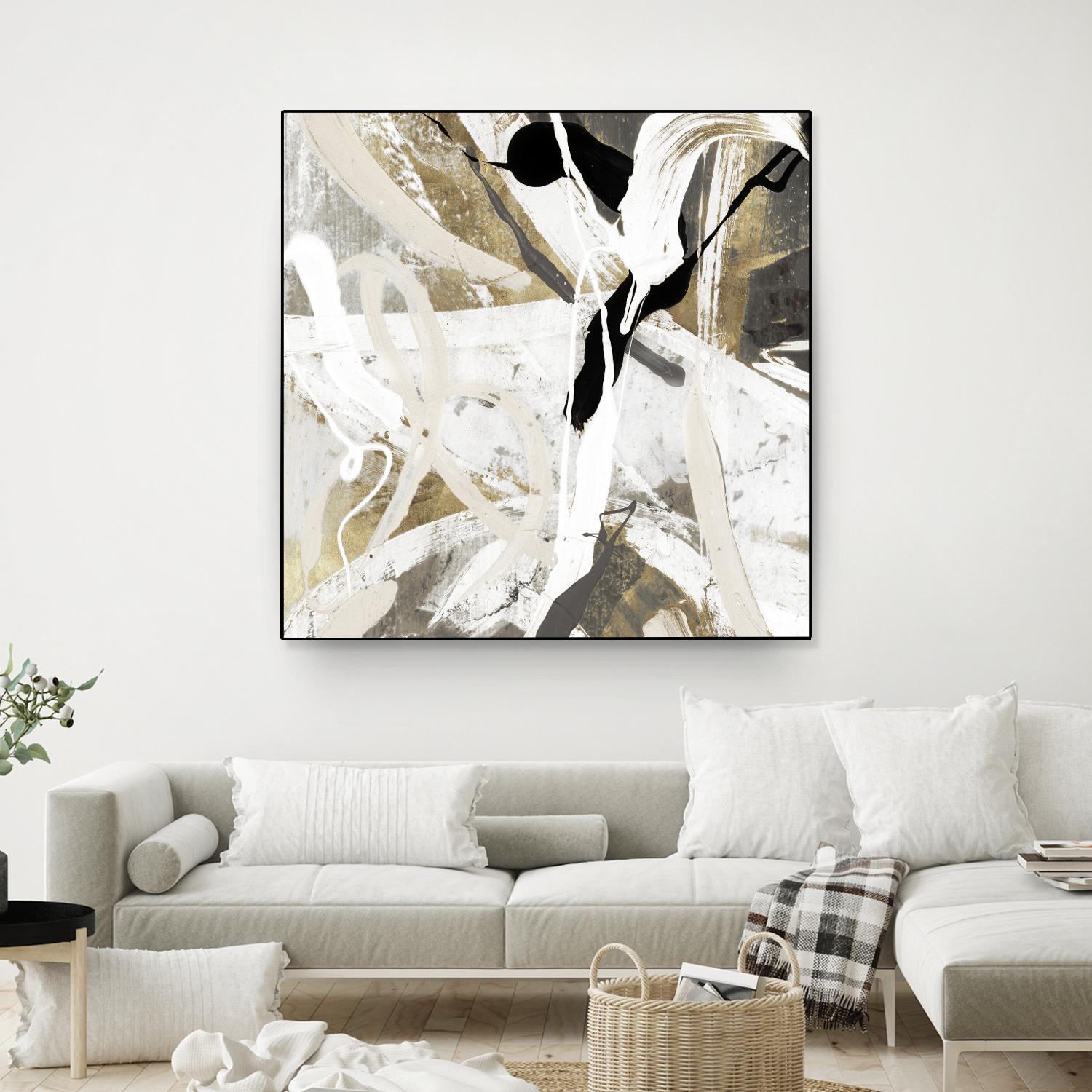 Tangled IV by PI Studio on GIANT ART - gold abstract