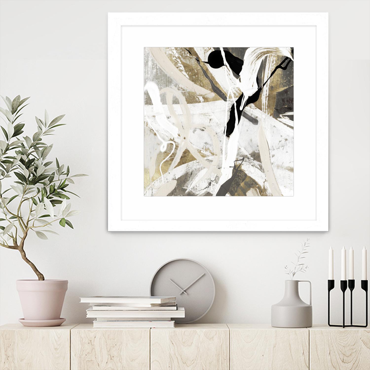 Tangled IV by PI Studio on GIANT ART - gold abstract