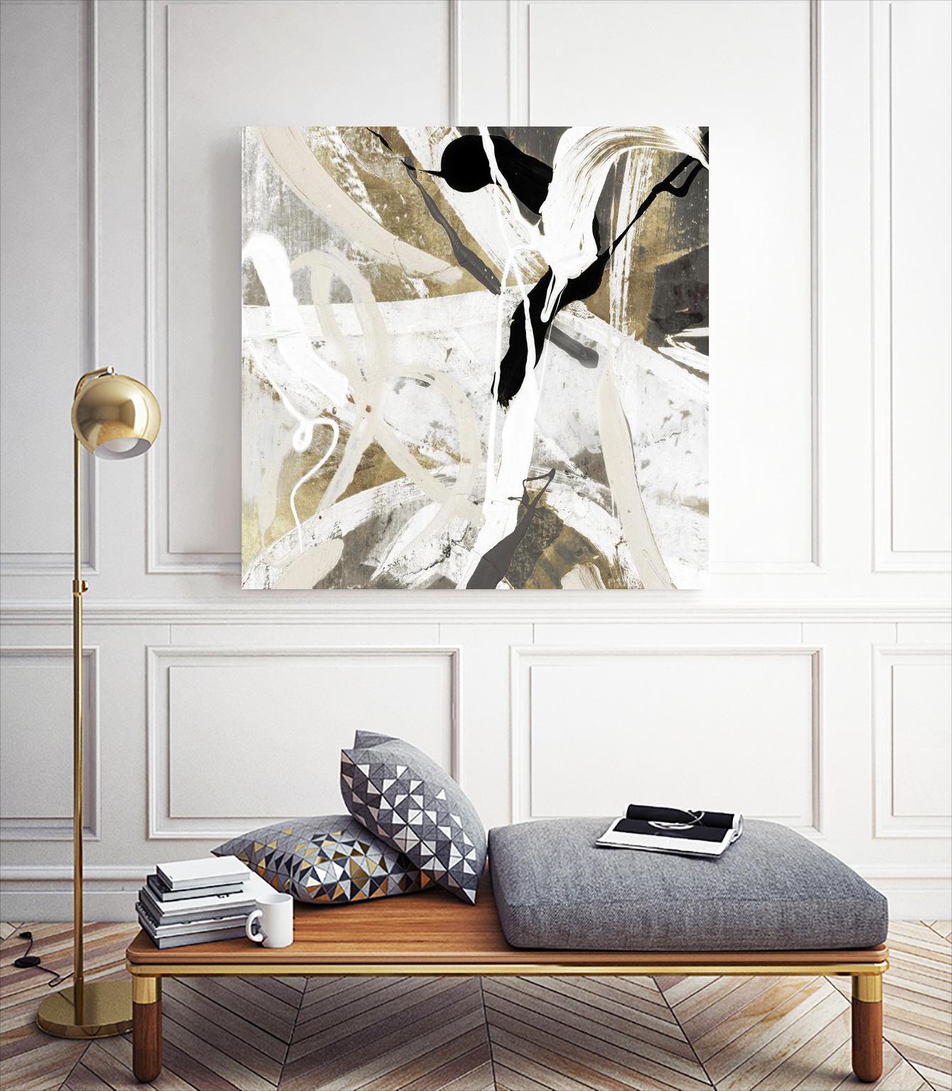 Tangled IV by PI Studio on GIANT ART - gold abstract