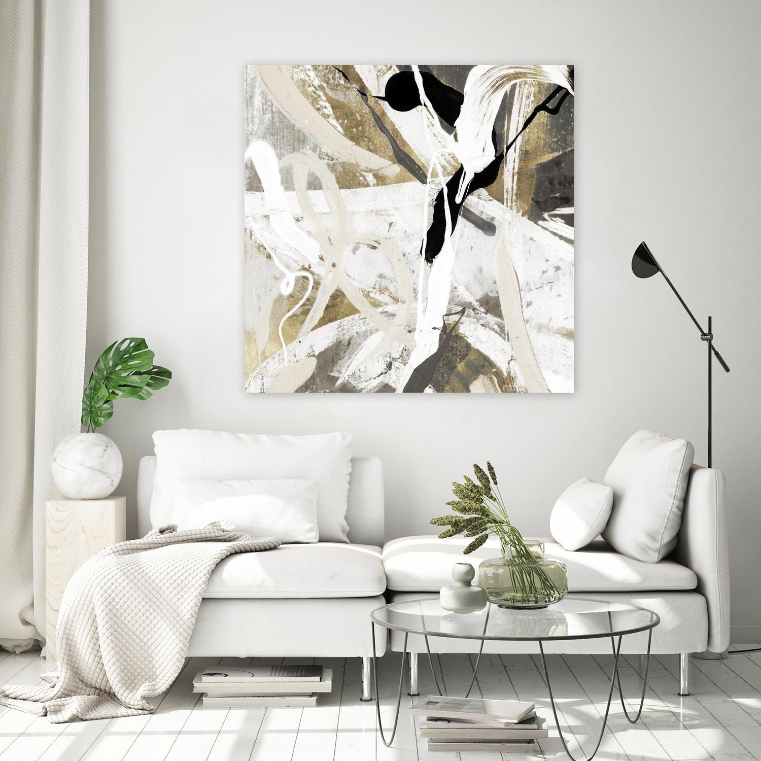 Tangled IV by PI Studio on GIANT ART - gold abstract