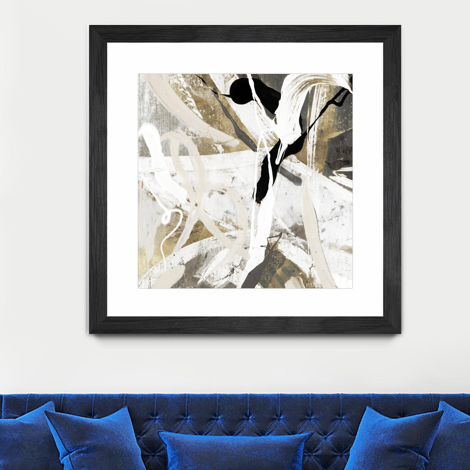 Tangled IV by PI Studio on GIANT ART - gold abstract