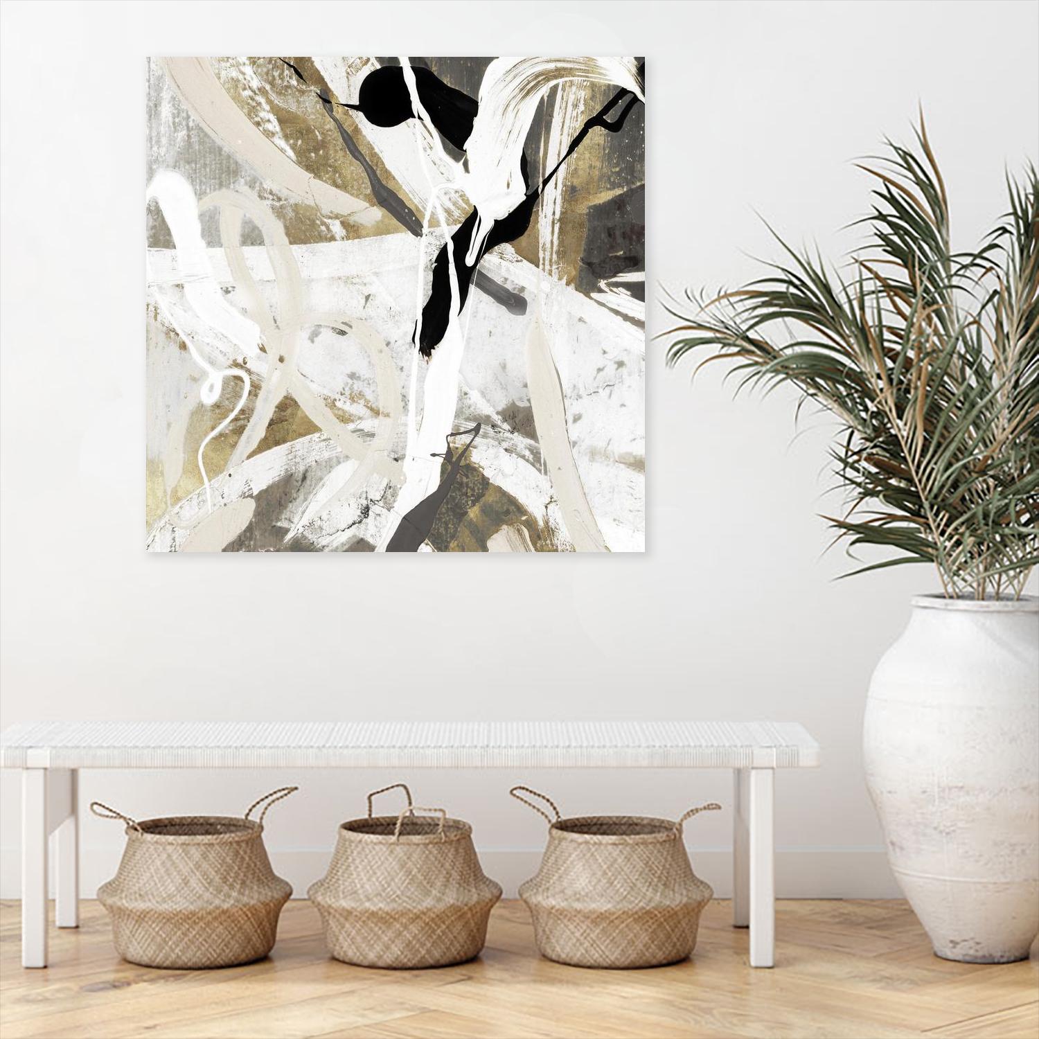 Tangled IV by PI Studio on GIANT ART - gold abstract