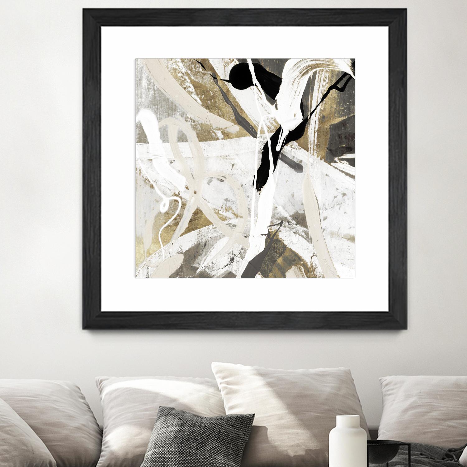 Tangled IV by PI Studio on GIANT ART - gold abstract