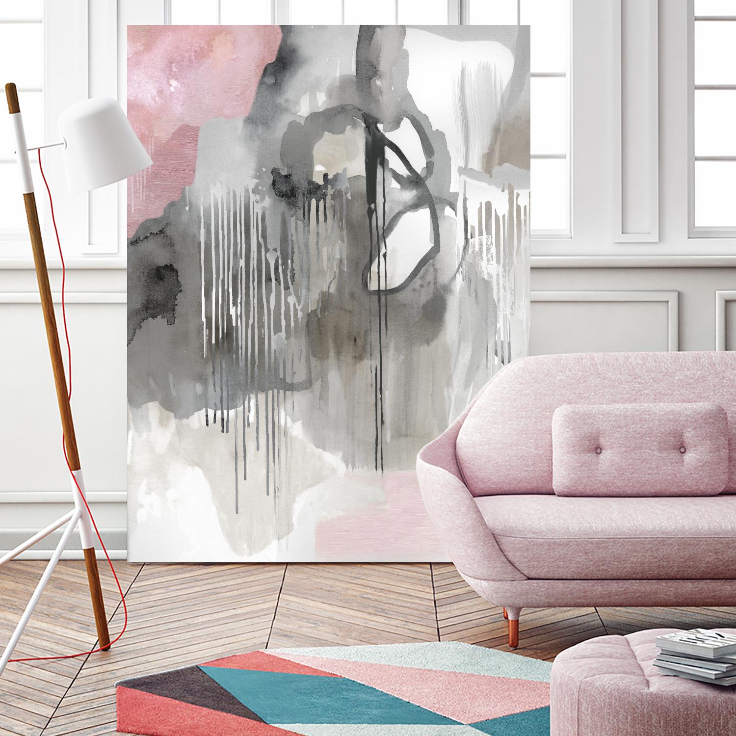 Muted Abstract by PI Studio on GIANT ART - pink abstract