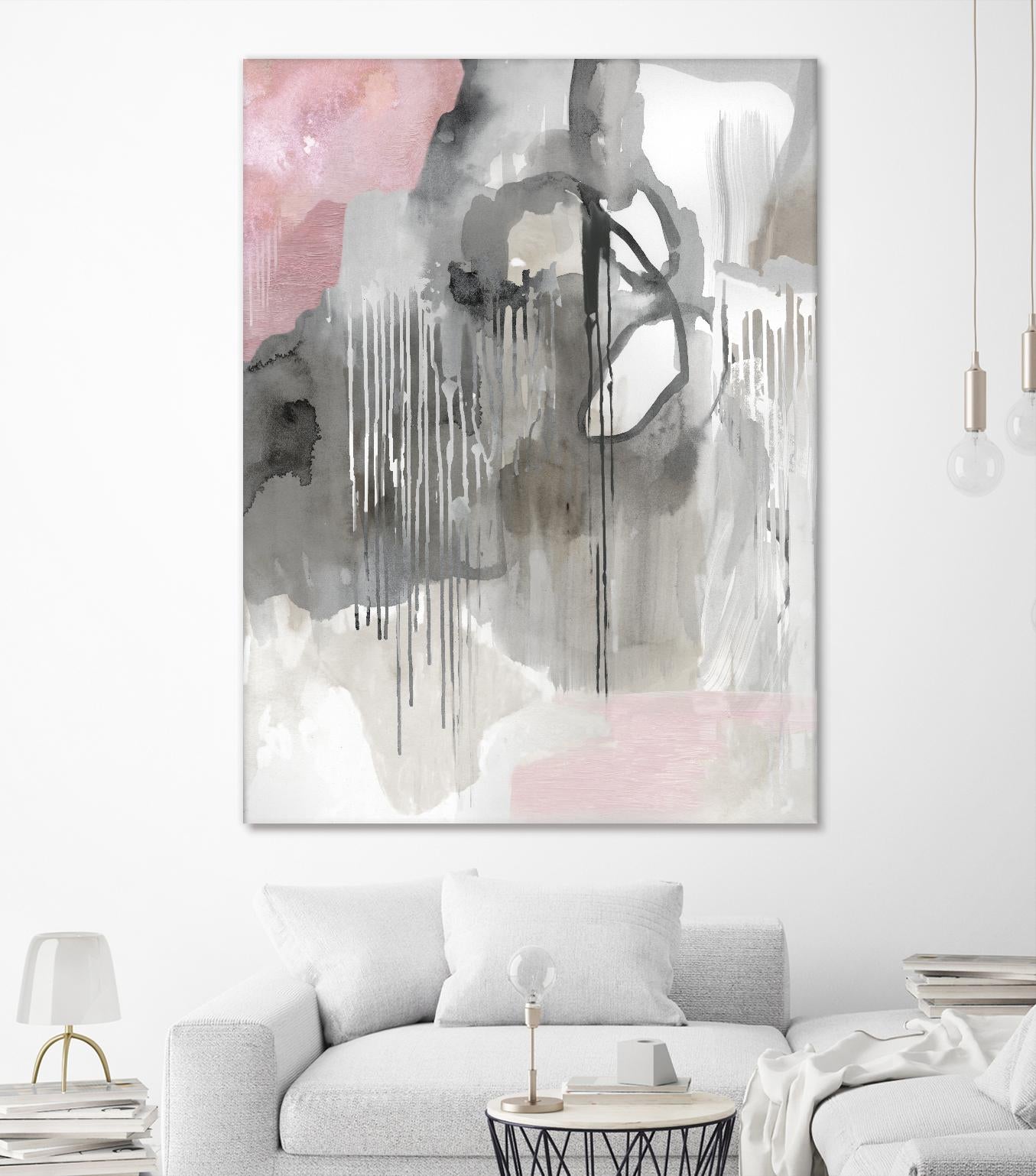 Muted Abstract by PI Studio on GIANT ART - pink abstract