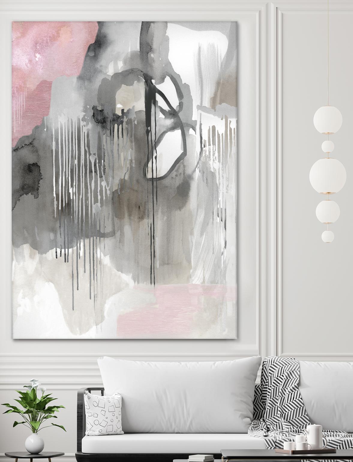 Muted Abstract by PI Studio on GIANT ART - pink abstract