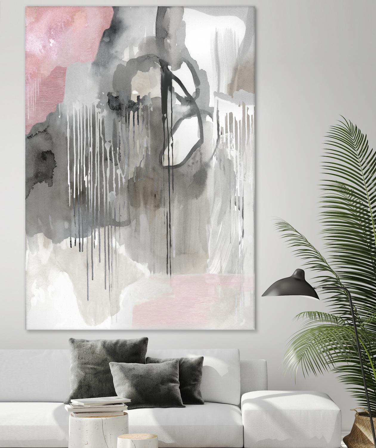 Muted Abstract by PI Studio on GIANT ART - pink abstract