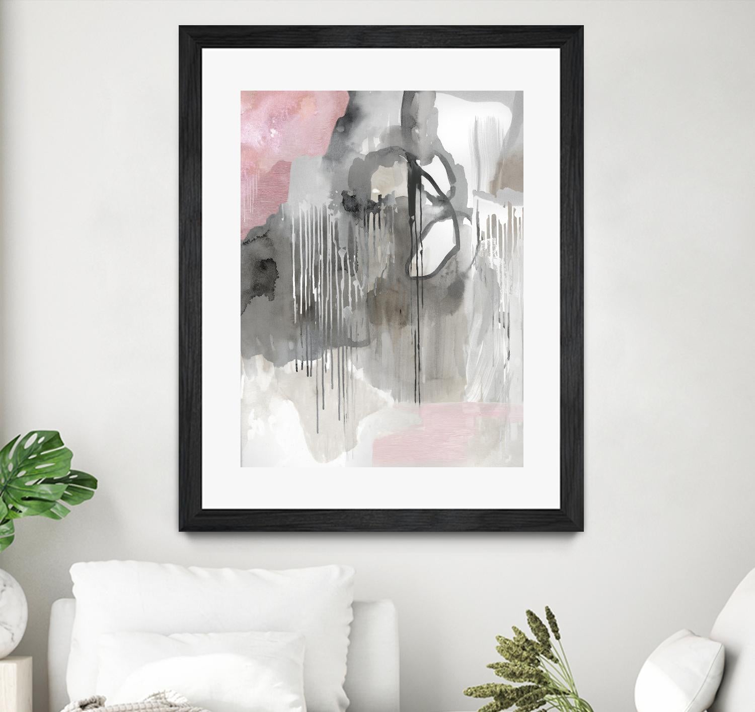 Muted Abstract by PI Studio on GIANT ART - pink abstract