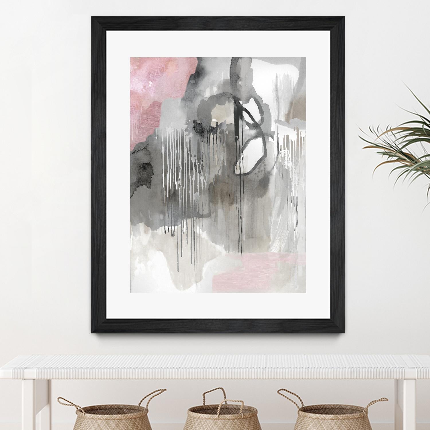 Muted Abstract by PI Studio on GIANT ART - pink abstract