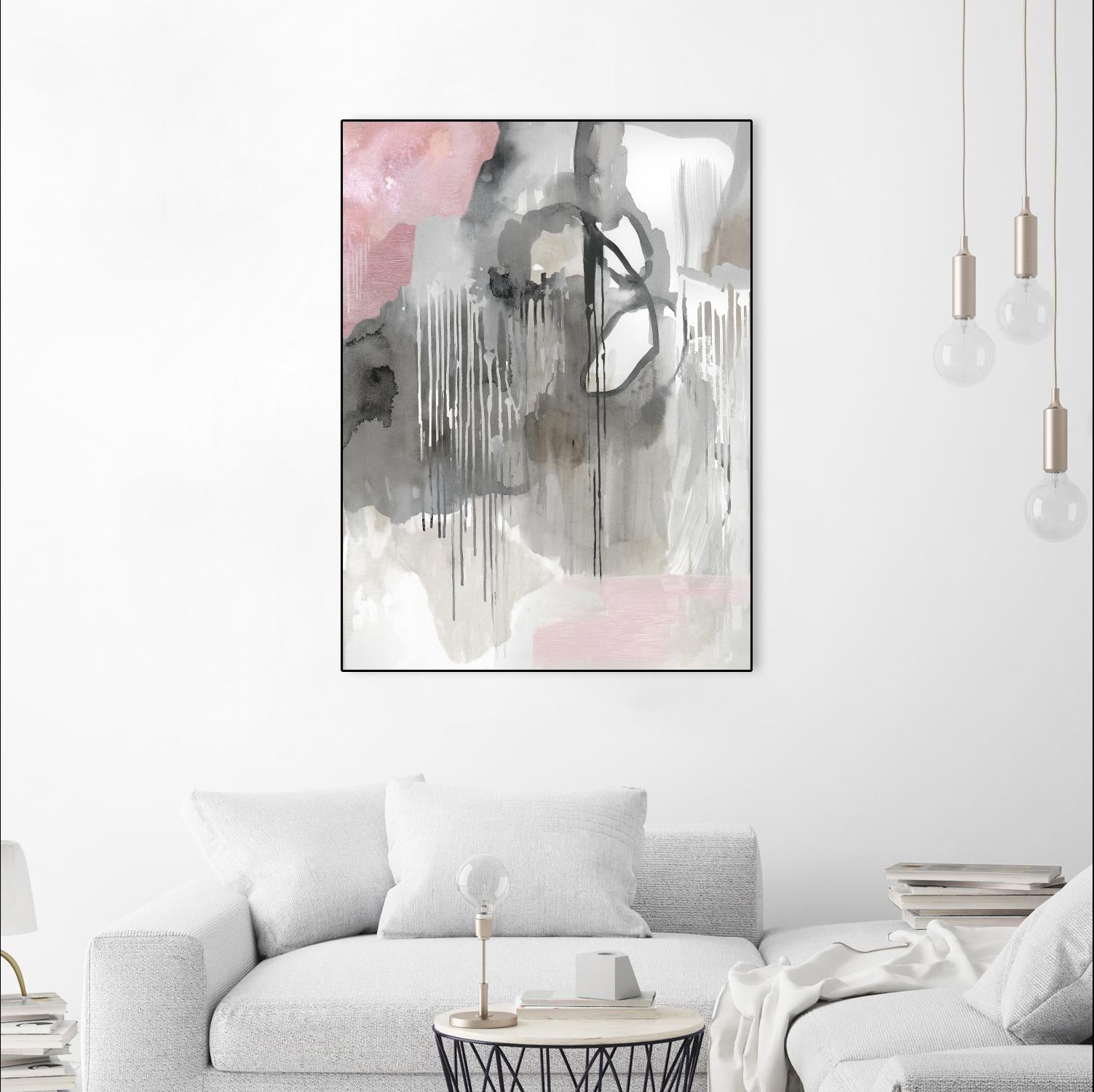 Muted Abstract by PI Studio on GIANT ART - pink abstract