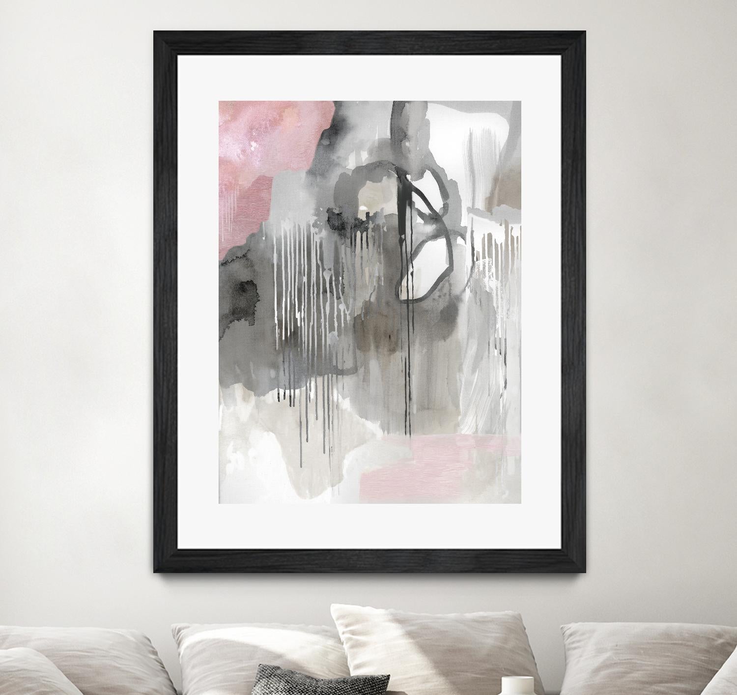 Muted Abstract by PI Studio on GIANT ART - pink abstract